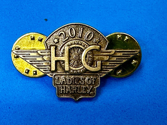 2010 Ladies of Harley Davidson Owners Group HOG Pin for Jacket or Vest
