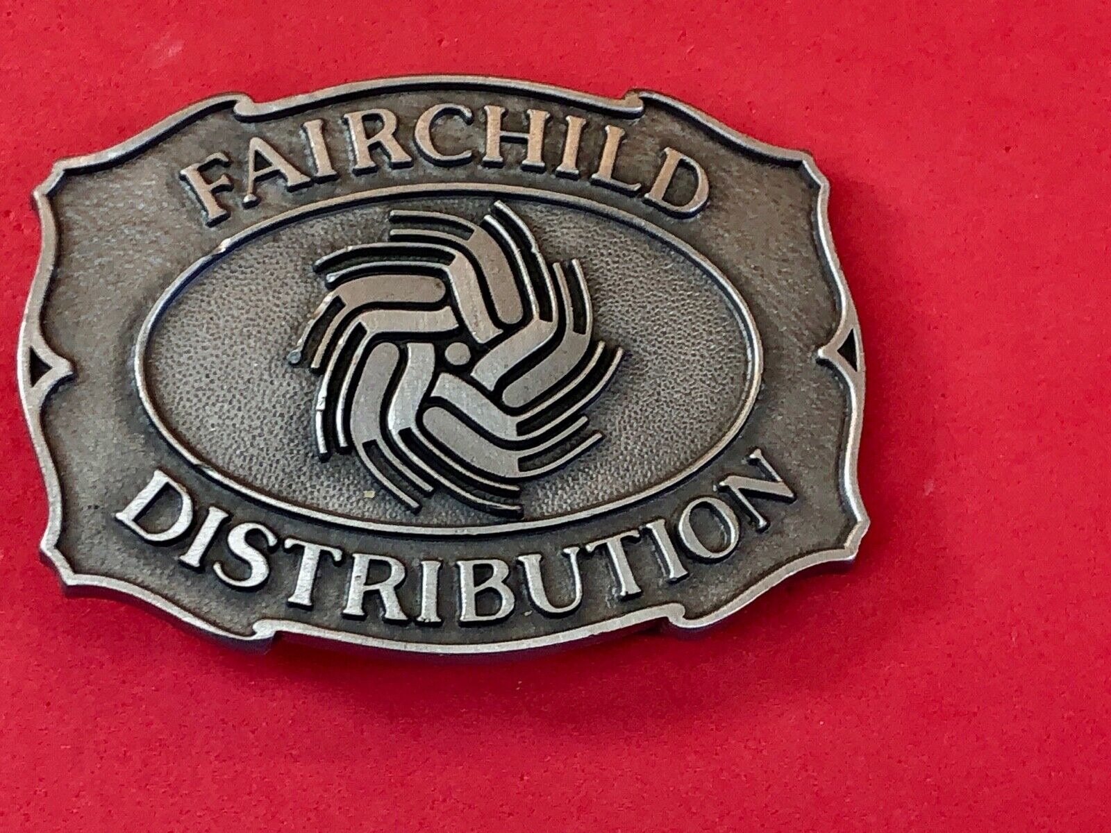 Vintage Fairchild Distribution belt buckle 