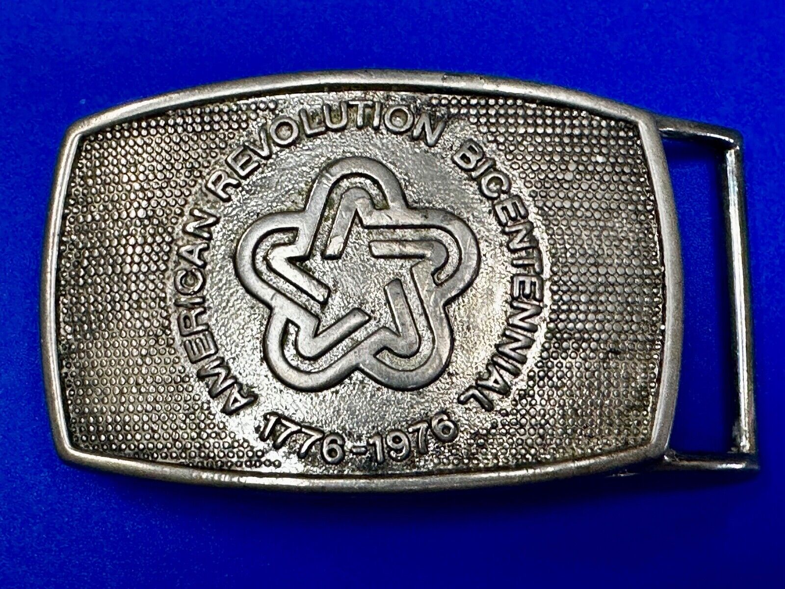 American Revolution Patriotic Bicentennial 200 Year Celebration Belt Buckle