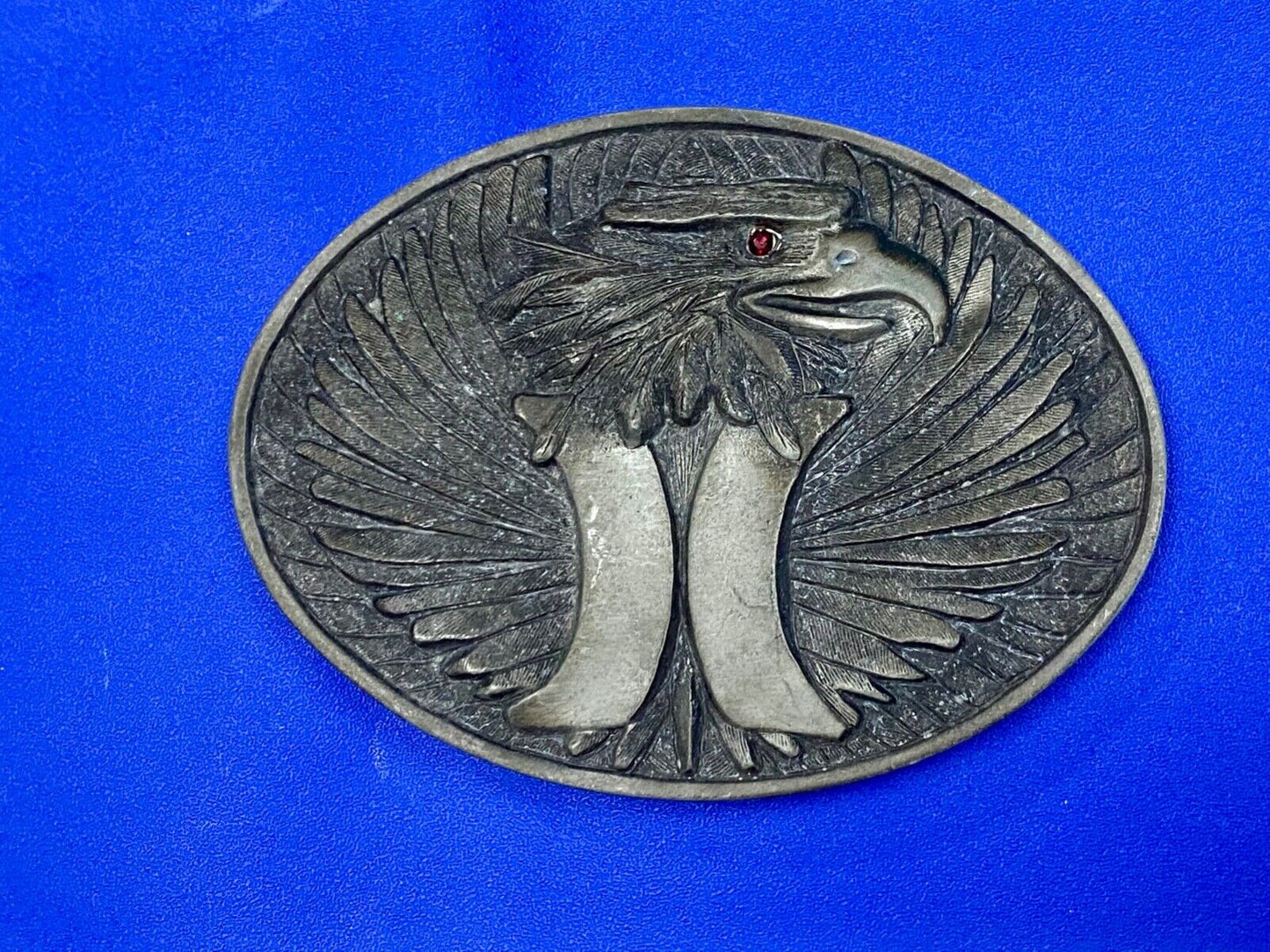 VERY COOL **HURLEY SKATEBOARDS** ACTION SPORTS Eagle RED EYE FASHION BELT BUCKLE