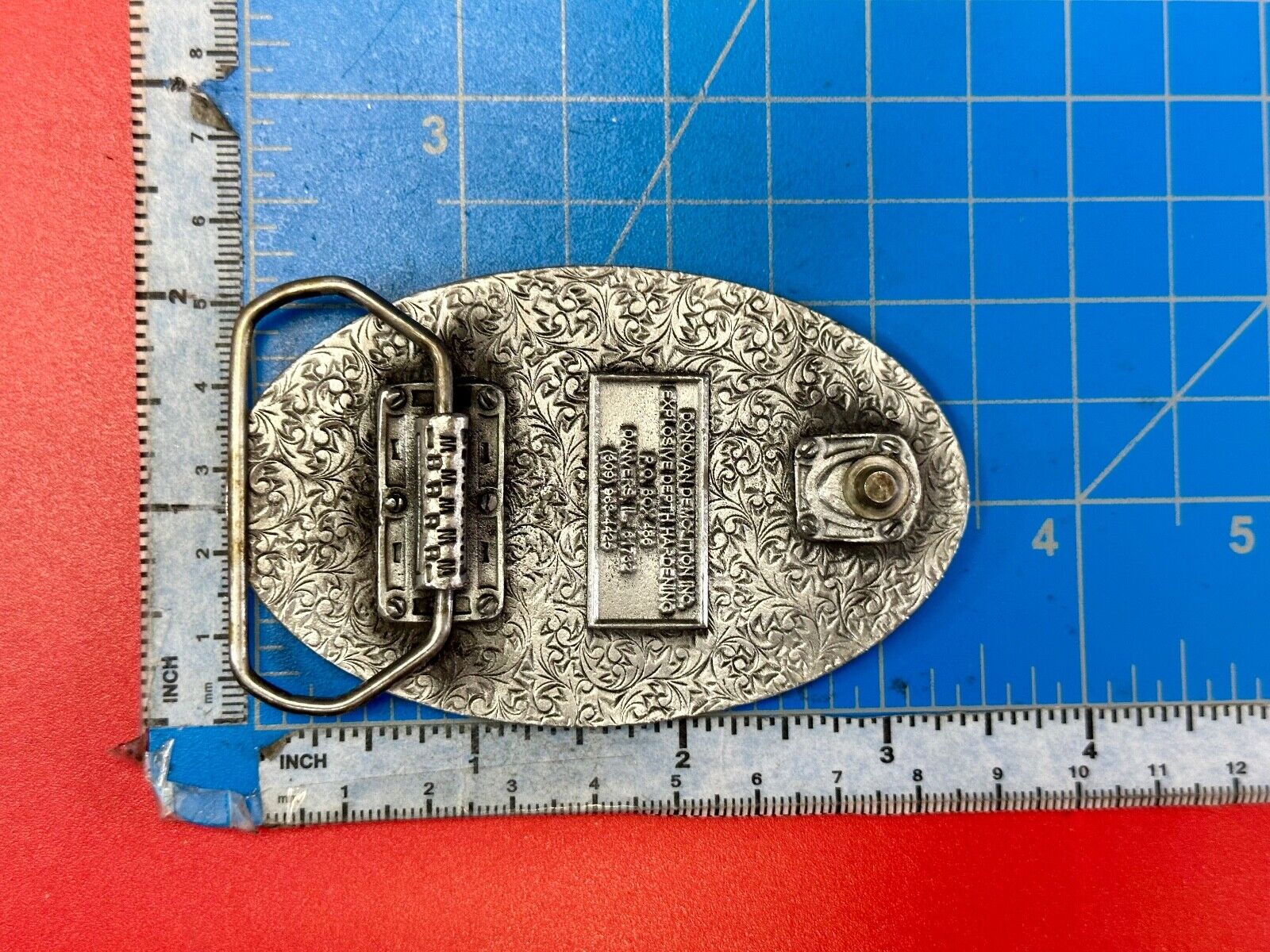Thunderbird DOOIEDH Donovan Demolition Explosive Depth Hardening belt buckle