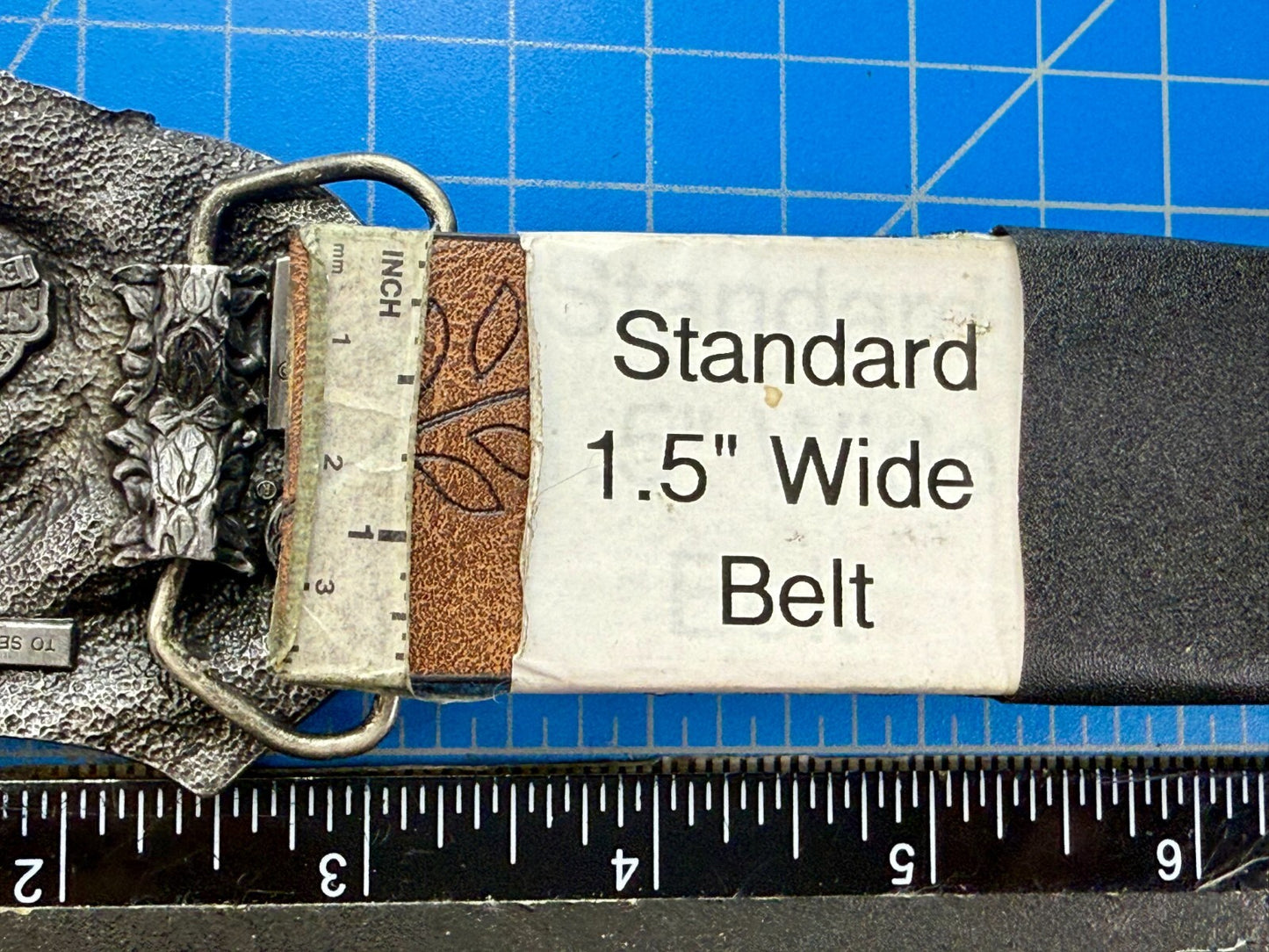 United States American Lawman To Served & Protect VTG 1986 Siskiyou Belt Buckle