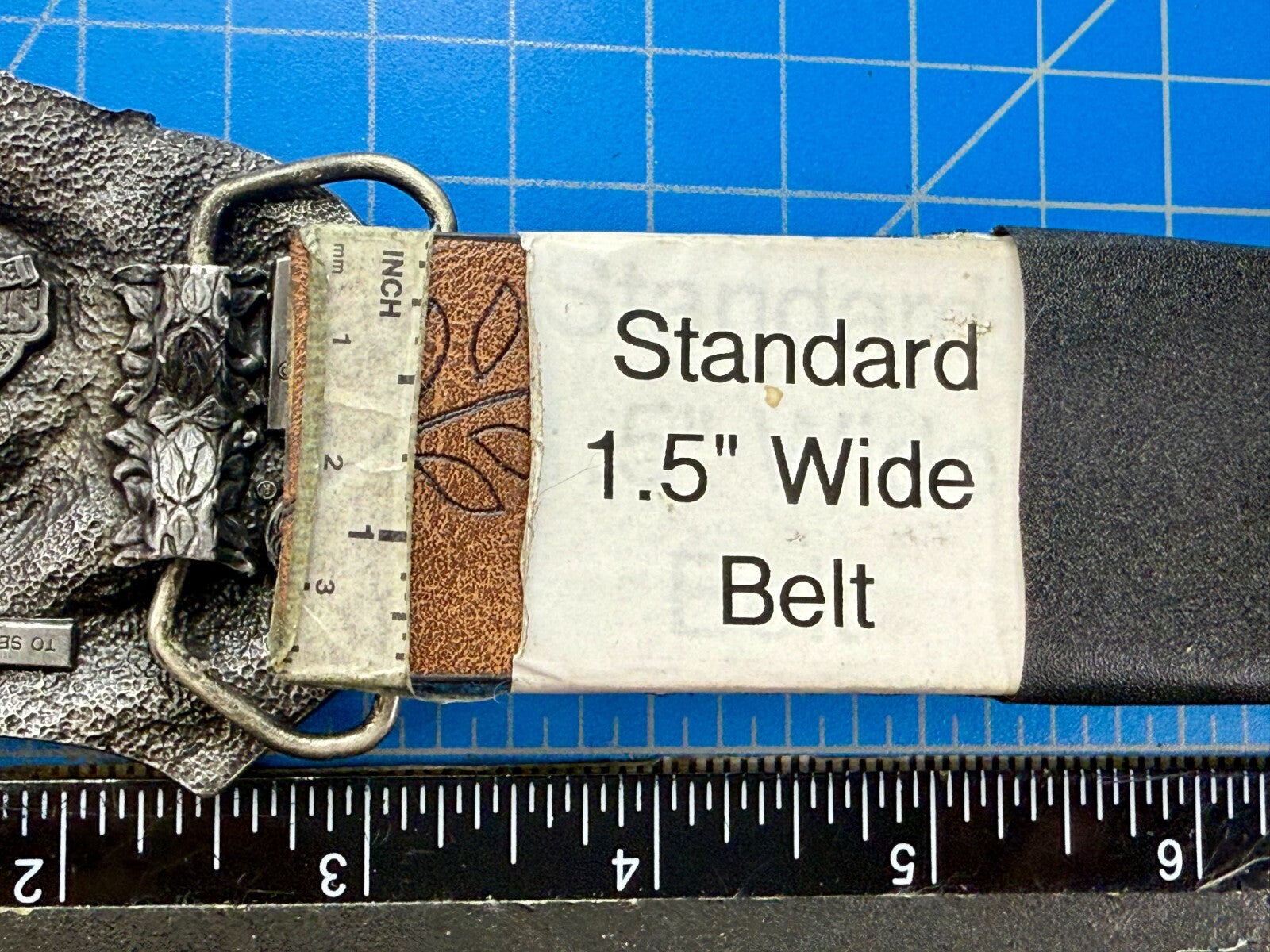 United States American Lawman To Served & Protect VTG 1986 Siskiyou Belt Buckle