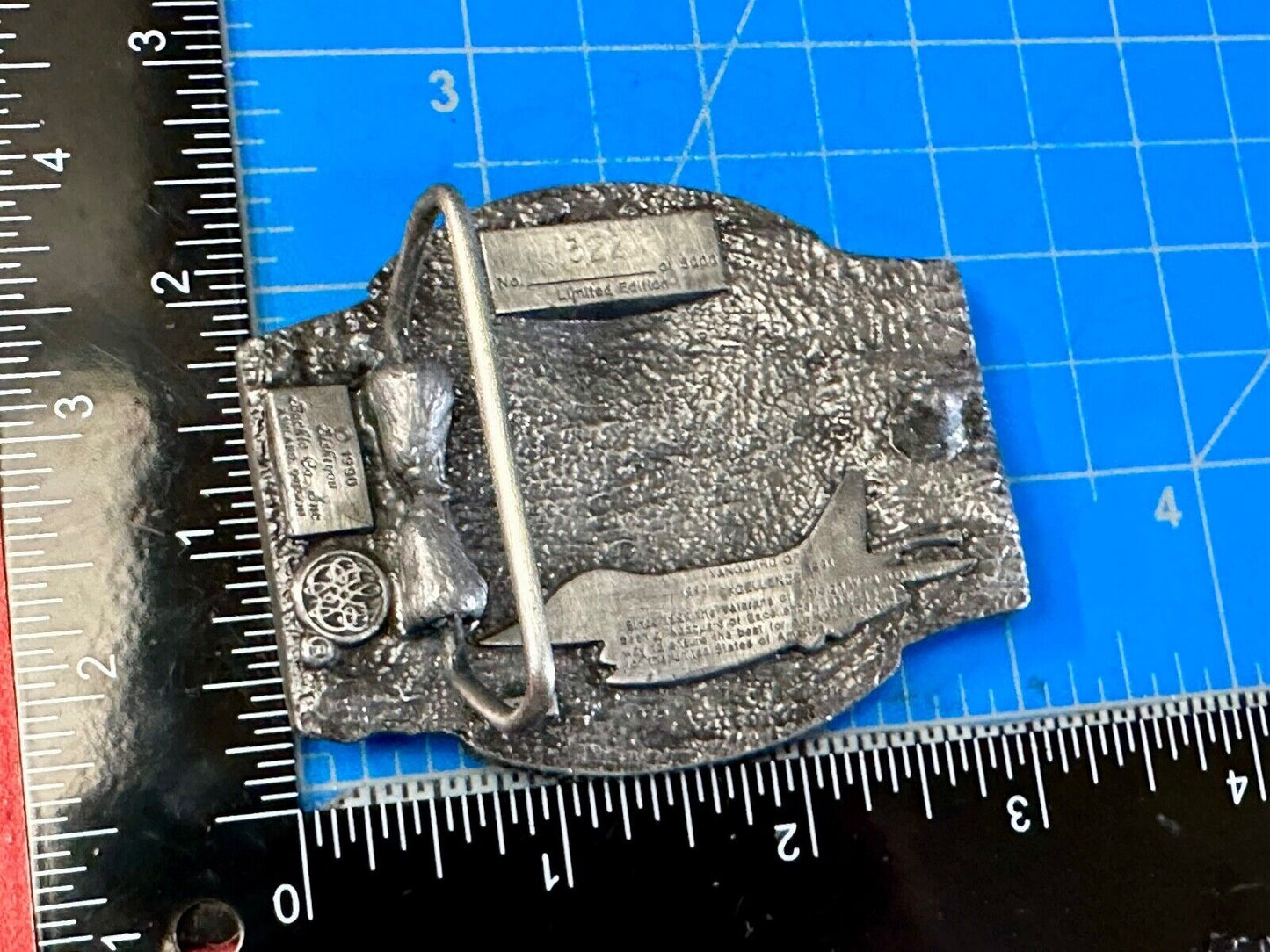 VFW Foreign Wars Veterans Vtg. Vanguard Excellence Award Siskiyou Belt Buckle