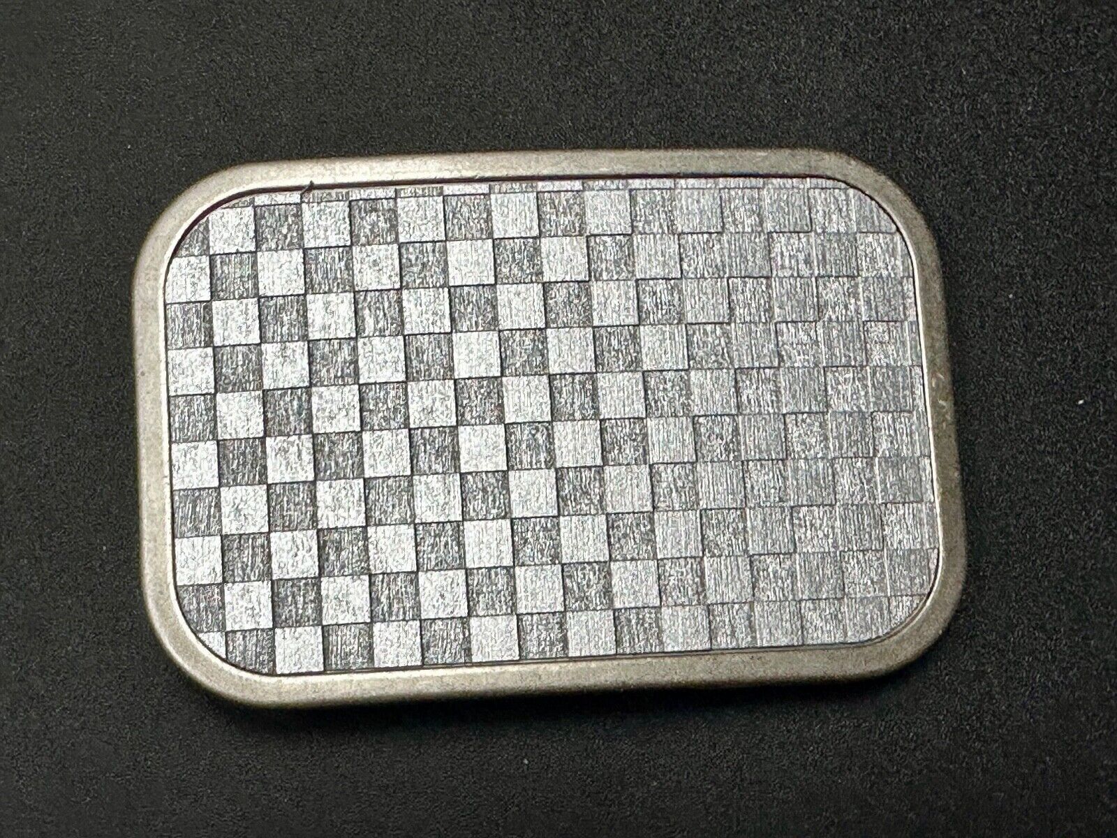 Tic Tac Toe grey WALLPAPER PATTERN  Buckle Down brand belt buckle in packaging