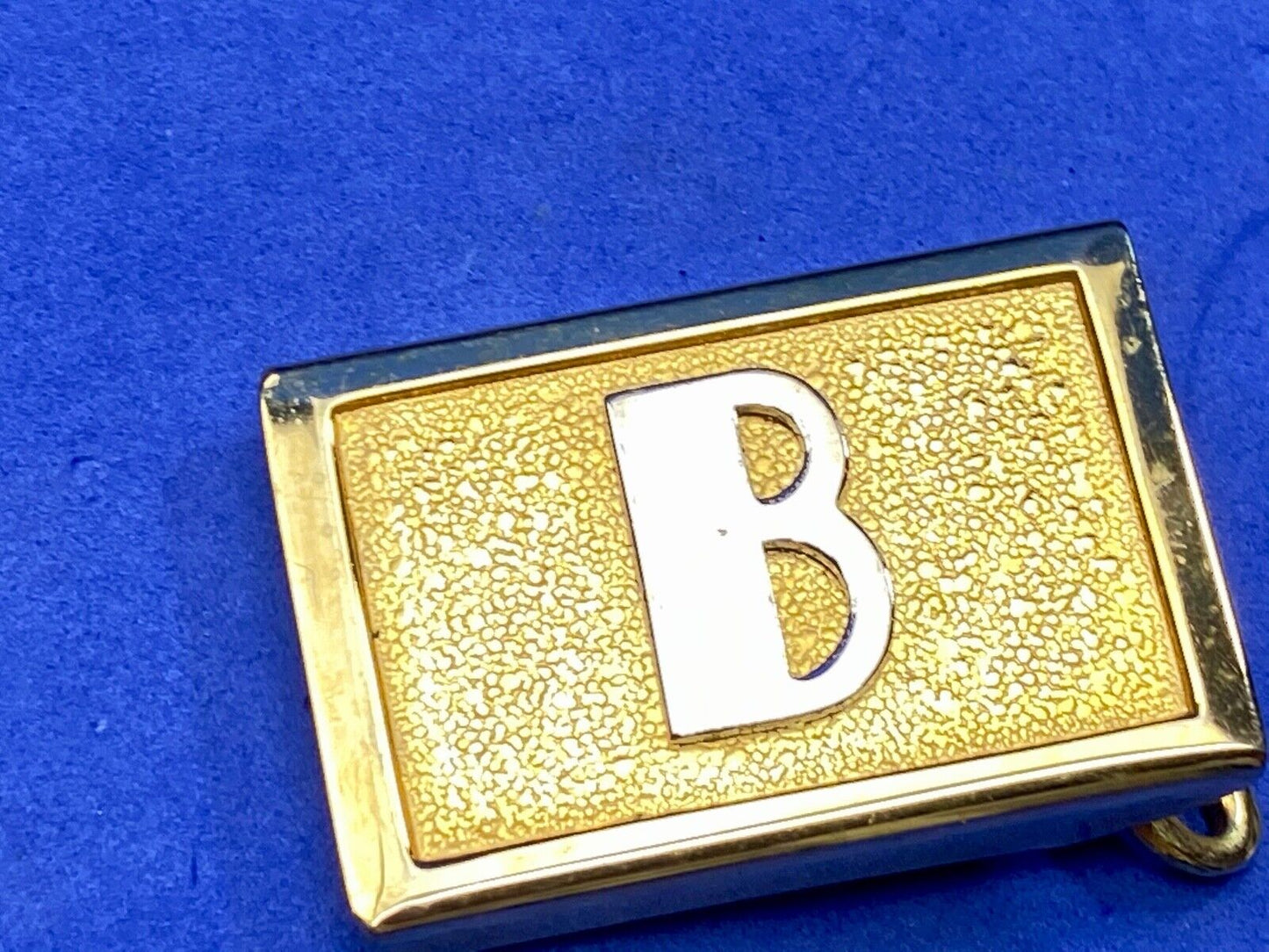 Vintage Letter B Initial Pioneer Brand Monogrammed Petite Belt Buckle 
