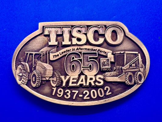 TISCO The Leader in Aftermarket Parts 65 Years 1937-2002 SPEC-CAST Belt Buckle