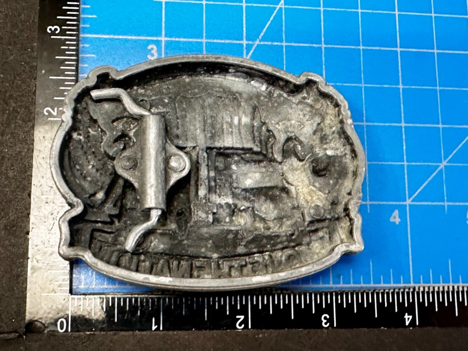 Truck Drivers Move The Nation 3-D Eagle American Trucker Commemorate Belt Buckle