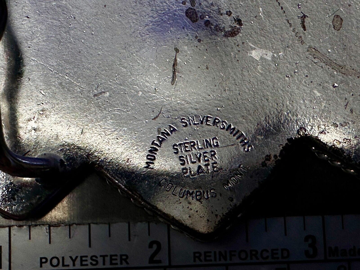 Three Triple Hearts With Initial Letter D Montana Silversmiths Belt Buckle