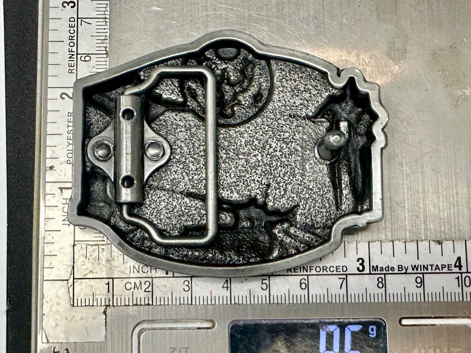 United States Army Military Patriotic Soldier Tank Belt Buckle