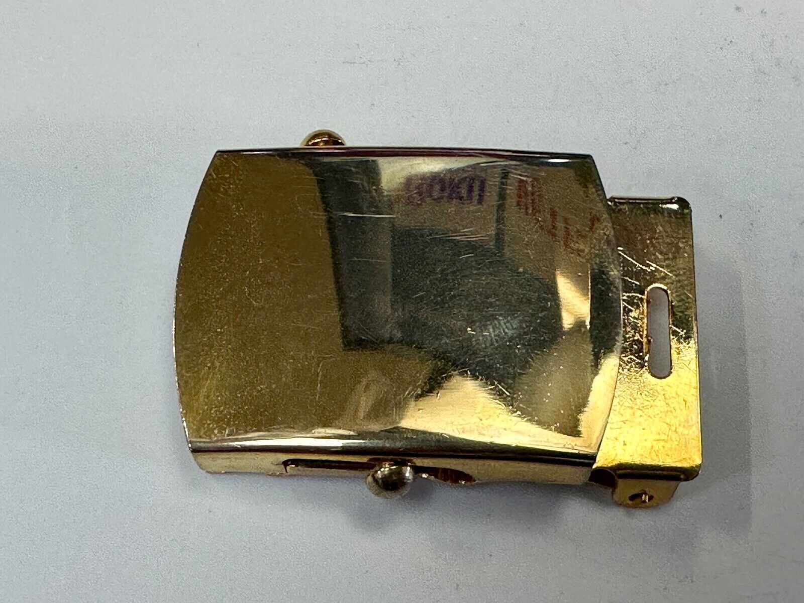 Vanguard V-21 USMC Marines Military Dress Solid Brass belt buckle MADE IN USA