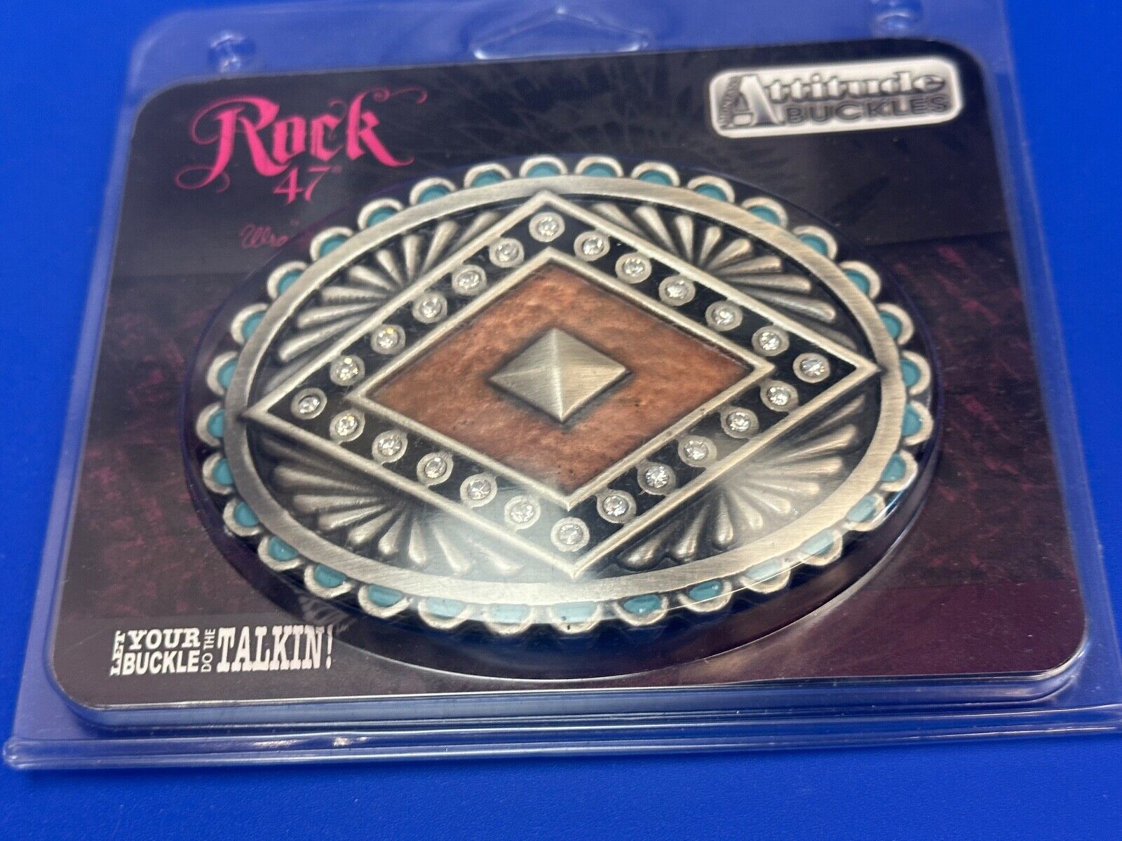 AB Concho Rock 47 Wrangler   - NOS  Attitude #A444CR Montana Silversmiths