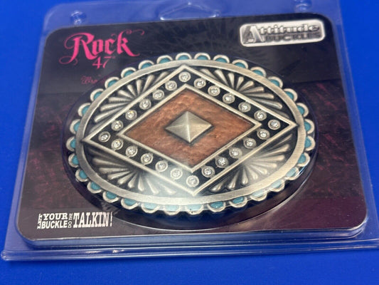 AB Concho Rock 47 Wrangler   - NOS  Attitude #A444CR Montana Silversmiths