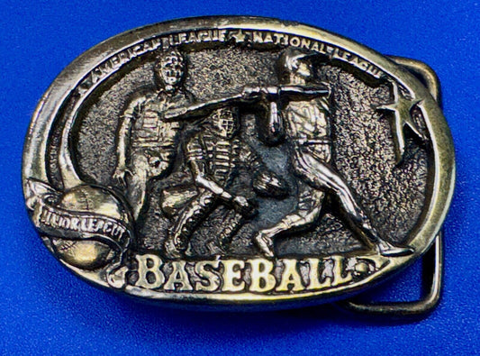 Vintage 1983 Baseball SPORTS GAME Commemorative National Team League belt buckle