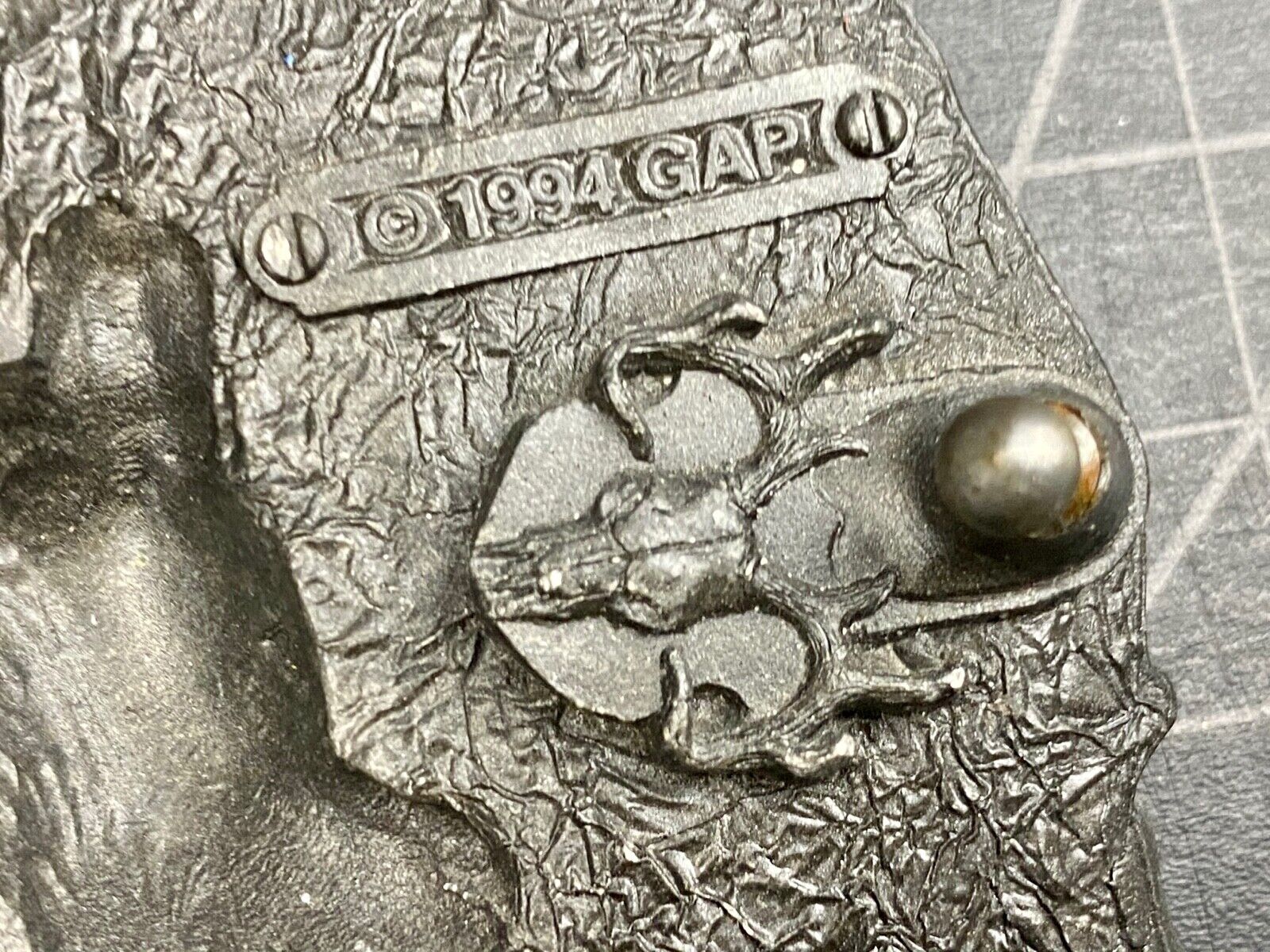 Vintage 1994 Great American USA Belt Buckle ~~ I'd Rather Be Hunting Quail gun