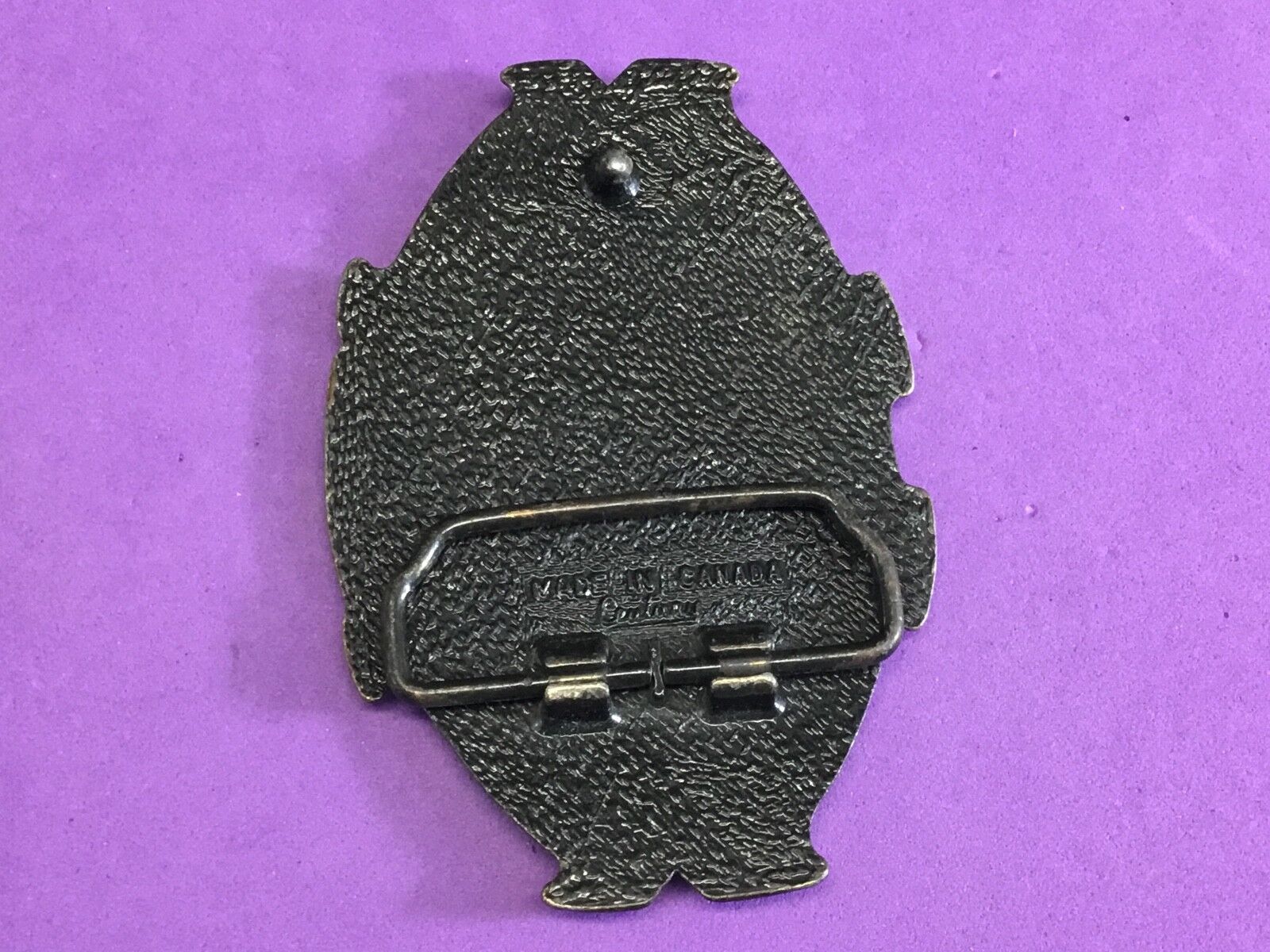 vintage Hawaii crossroads of the pacific 3.5"  belt buckle   ocean island map  