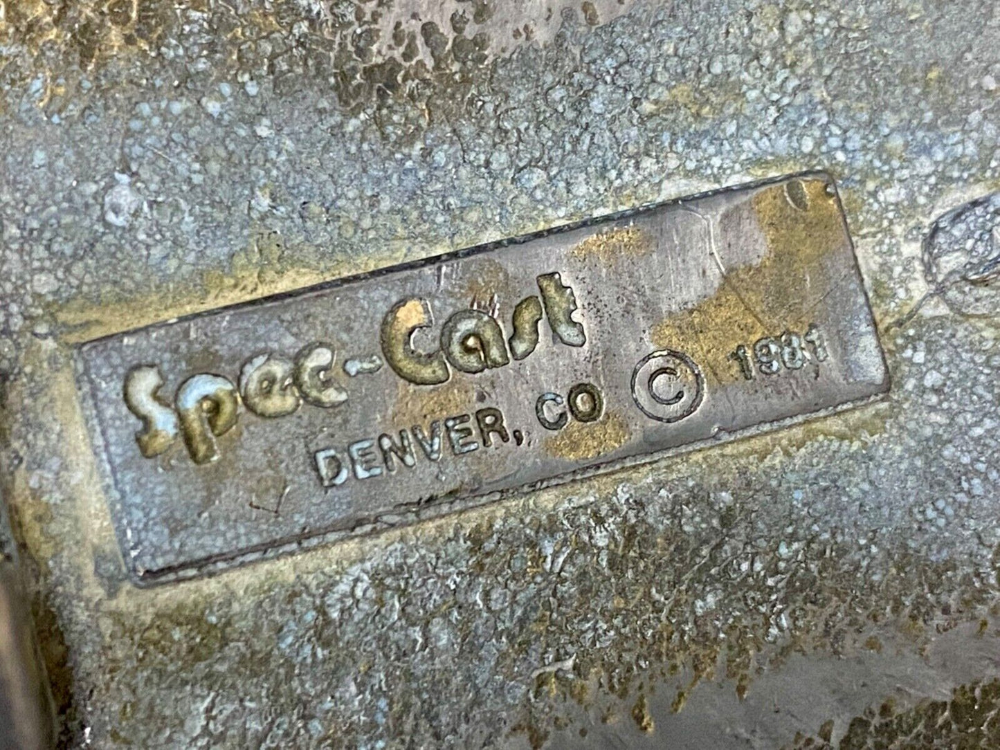 Vintage 1981 Name Don Western Oval Belt Buckle By Spec-Craft