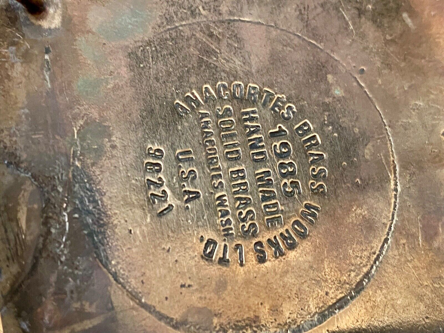 TURRIS COAL CO. ELKHART MINE ANACORTES BRASS WORKS BELT BUCKLE by ANACORTES