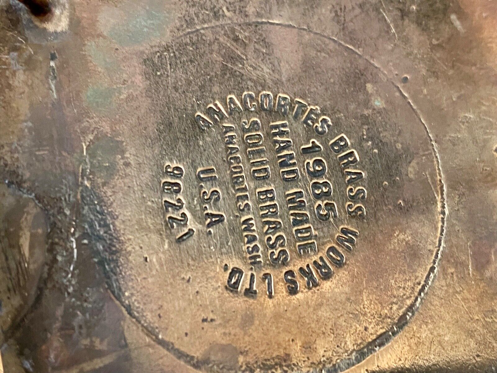 TURRIS COAL CO. ELKHART MINE ANACORTES BRASS WORKS BELT BUCKLE by ANACORTES