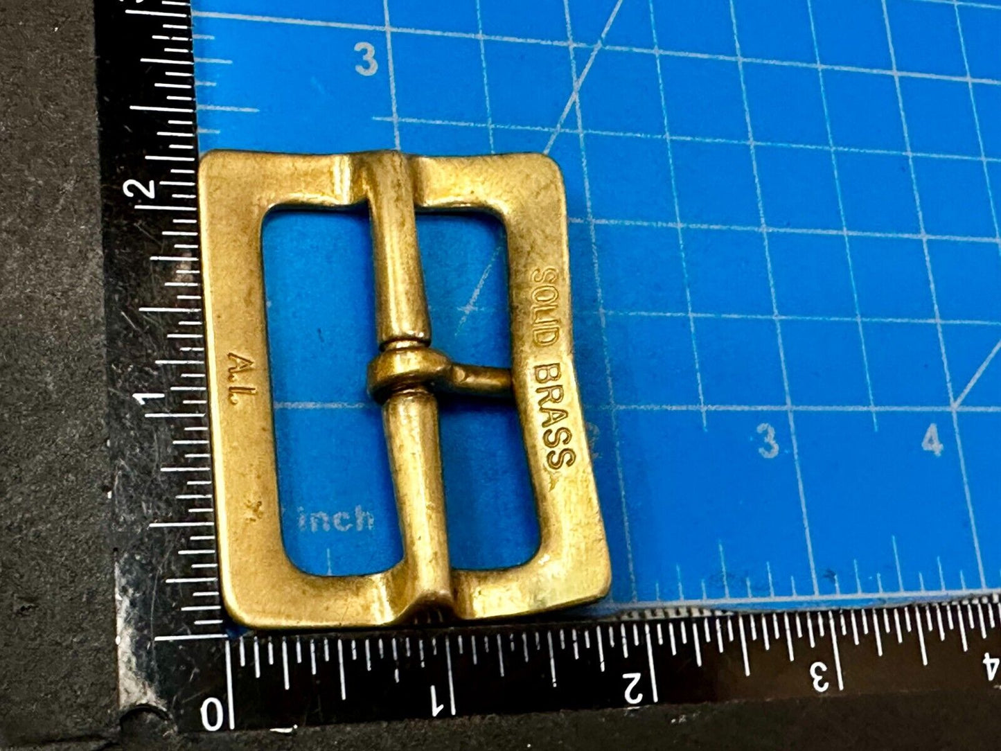 A.I. Brand Center Bar Hippy Uniform Vibe Solid Brass Replacement Belt Buckle
