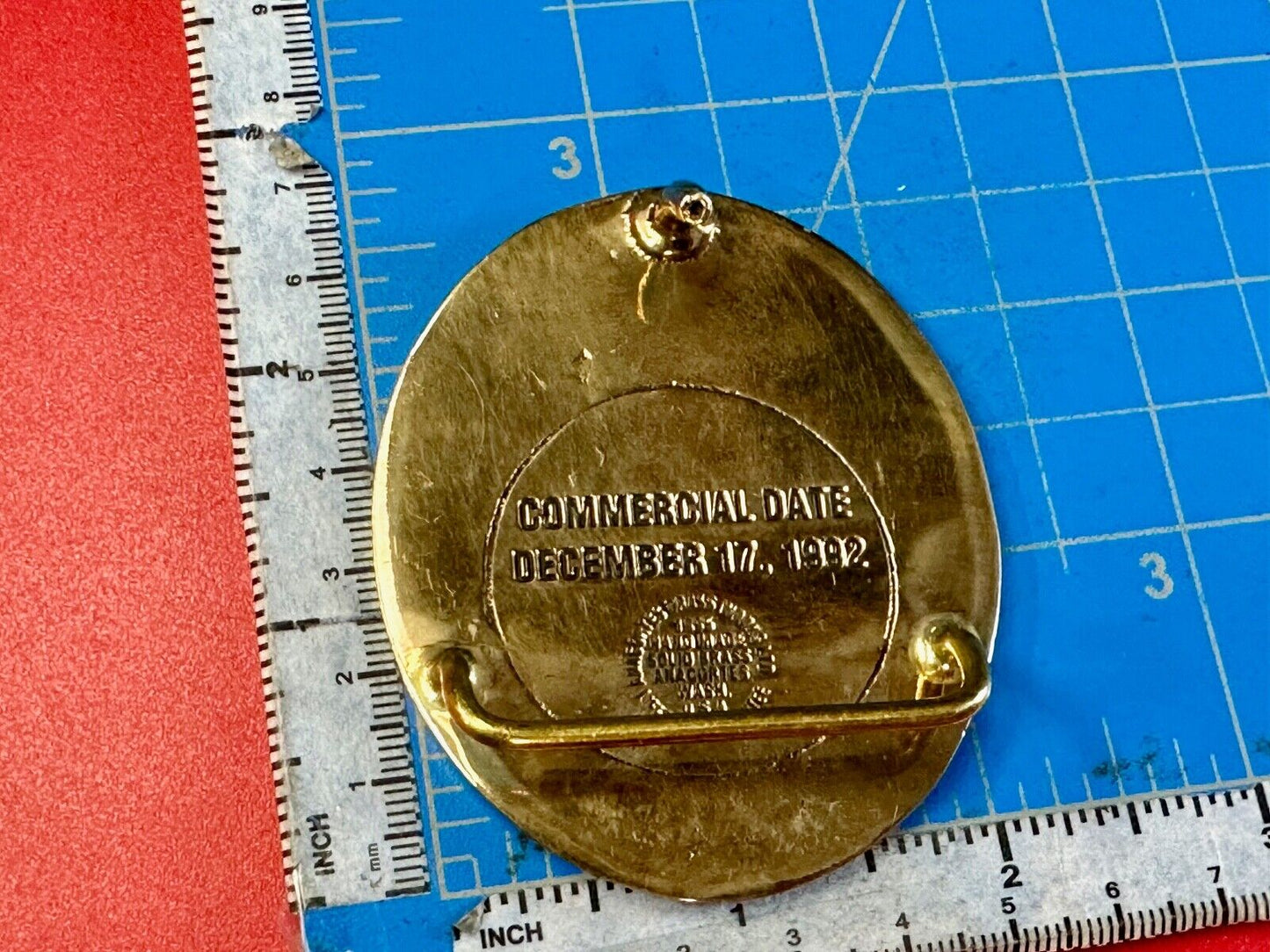 ACI Tampella Piney Creek Power Plant Clarion PA Operations Maint. belt buckle