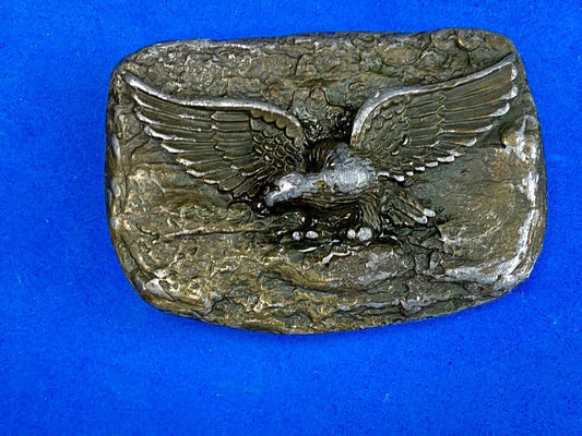 Vintage CRAFTSMAN BELT BUCKLE - AMERICAN EAGLE - Bouwerie Lane 