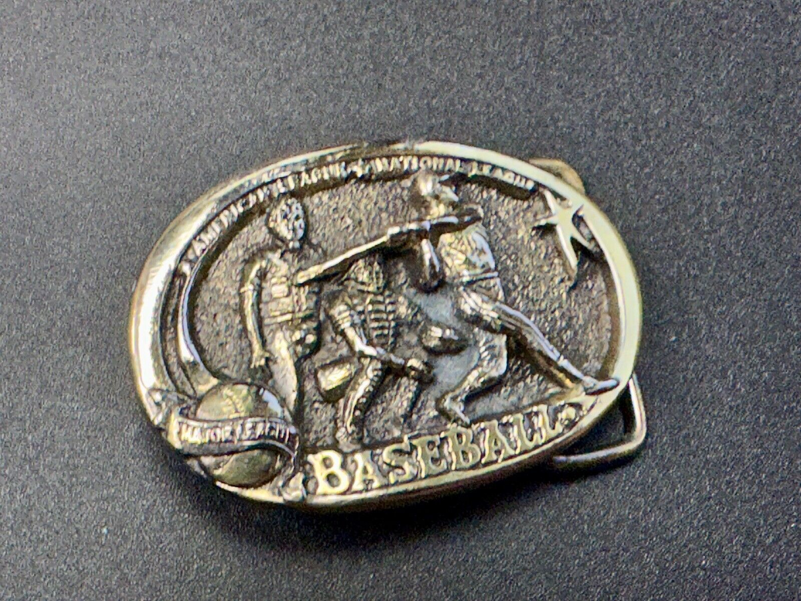 Vintage 1983 Baseball SPORTS GAME Commemorative National Team League belt buckle