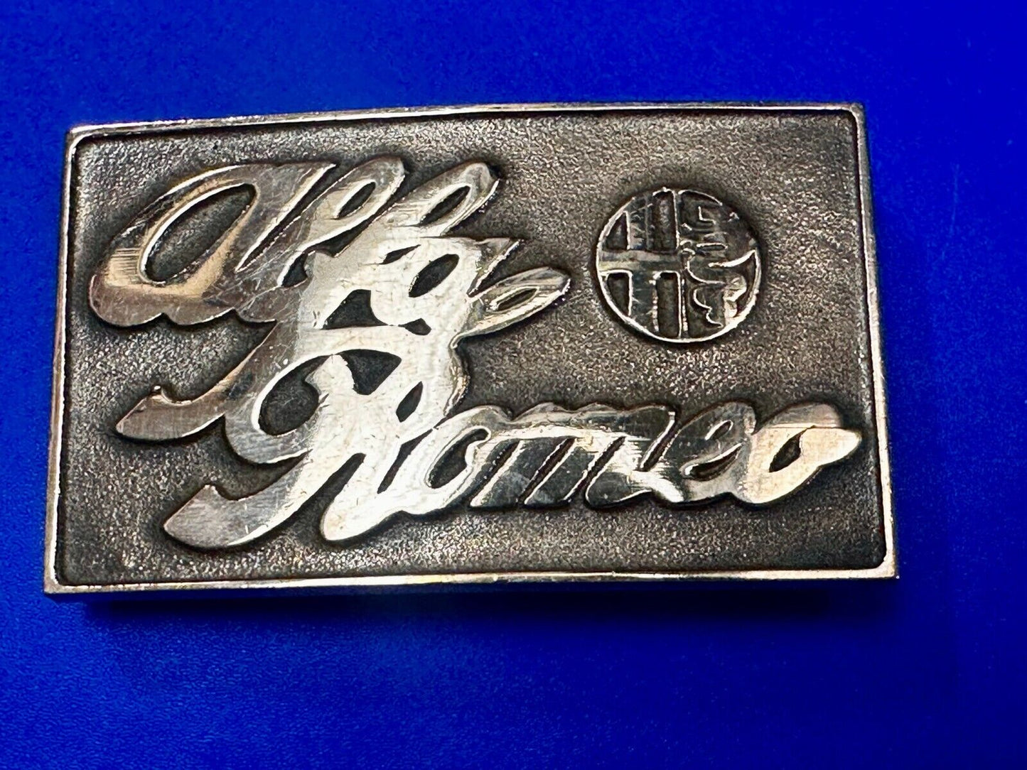 Alfa Romeo Italian Car Collectors Solid Brass Belt Buckle by UB