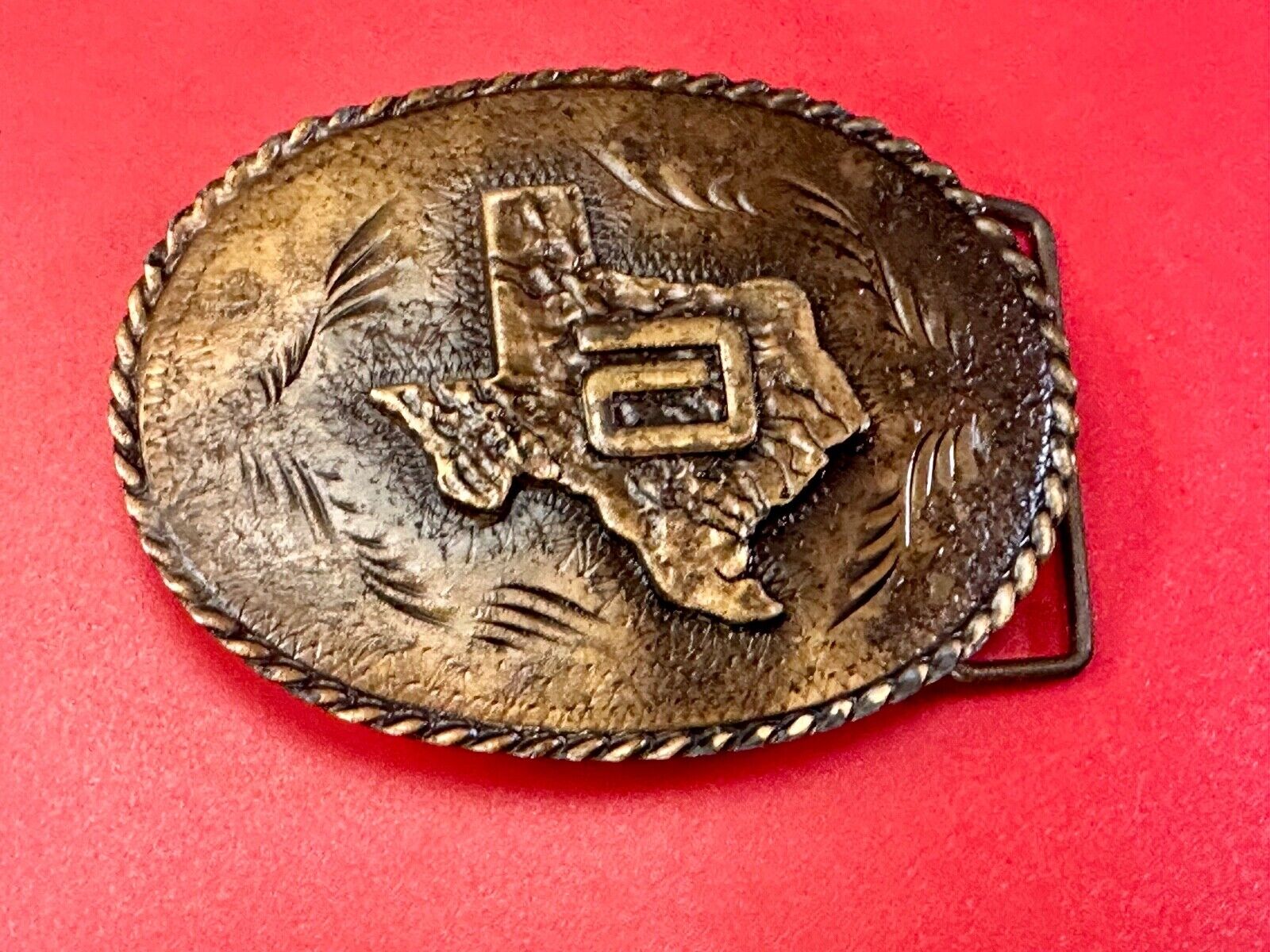 Abbott Laboratories Austin Texas Hospital Products Division 1980's belt buckle