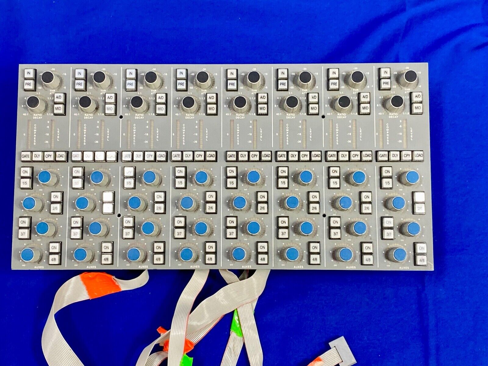 Aux Dynamics Tile from Solid State Logic Aysis Air + SSL A Series Console Mixer