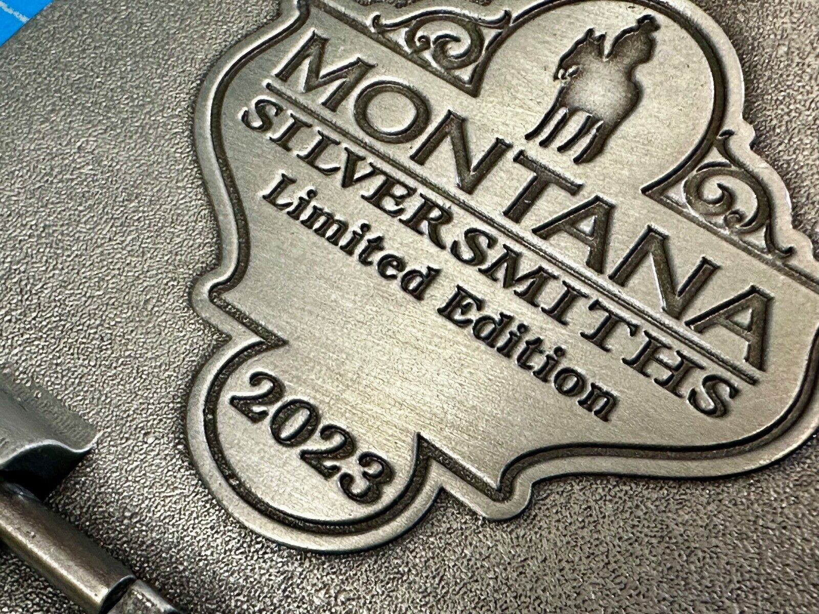 2023 Pendleton Whisky Let'er Buck Montana Silversmith Rodeo Cowboys Belt Buckle