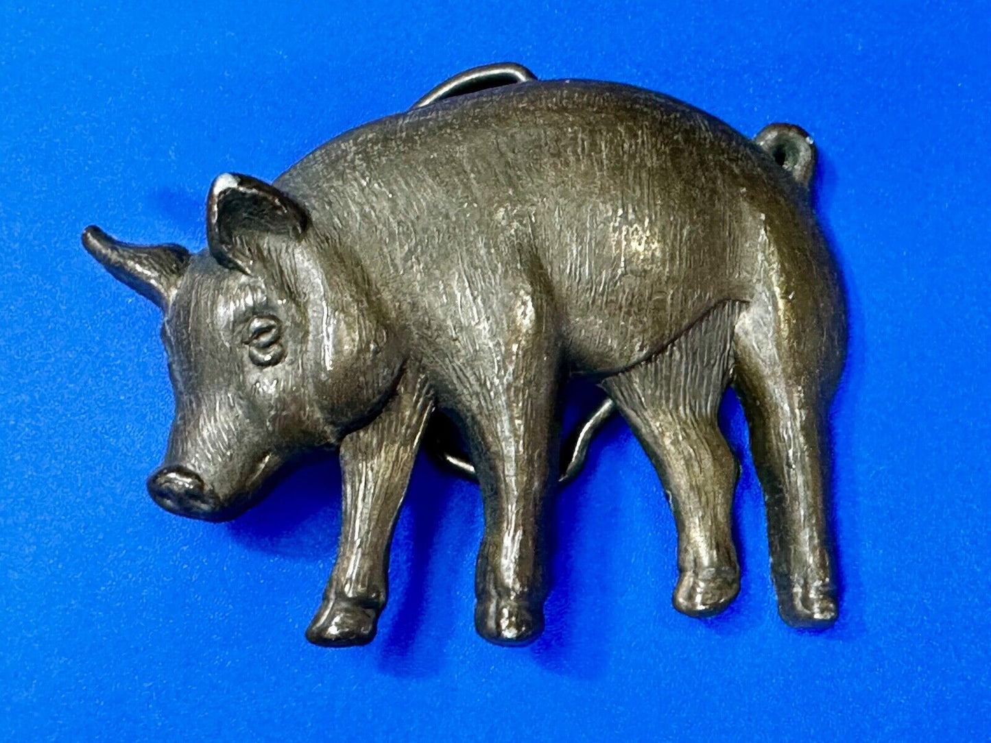 Unique Pig Hog On The Farm Cutout Swine Animal Belt Buckle number 4157