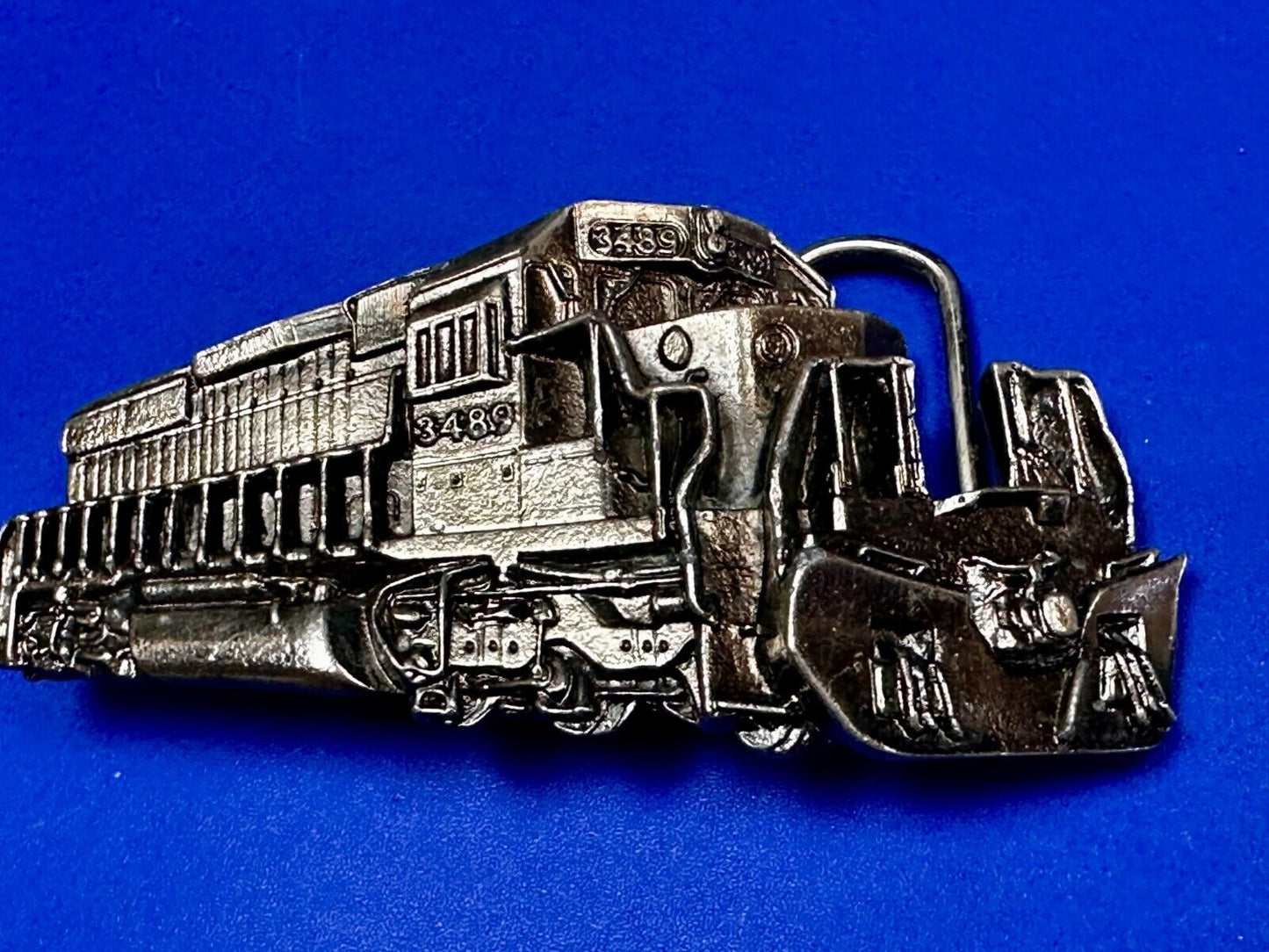 3489  Train Locomotive RailRoad Vintage 1980 - The Great American Belt Buckle Co