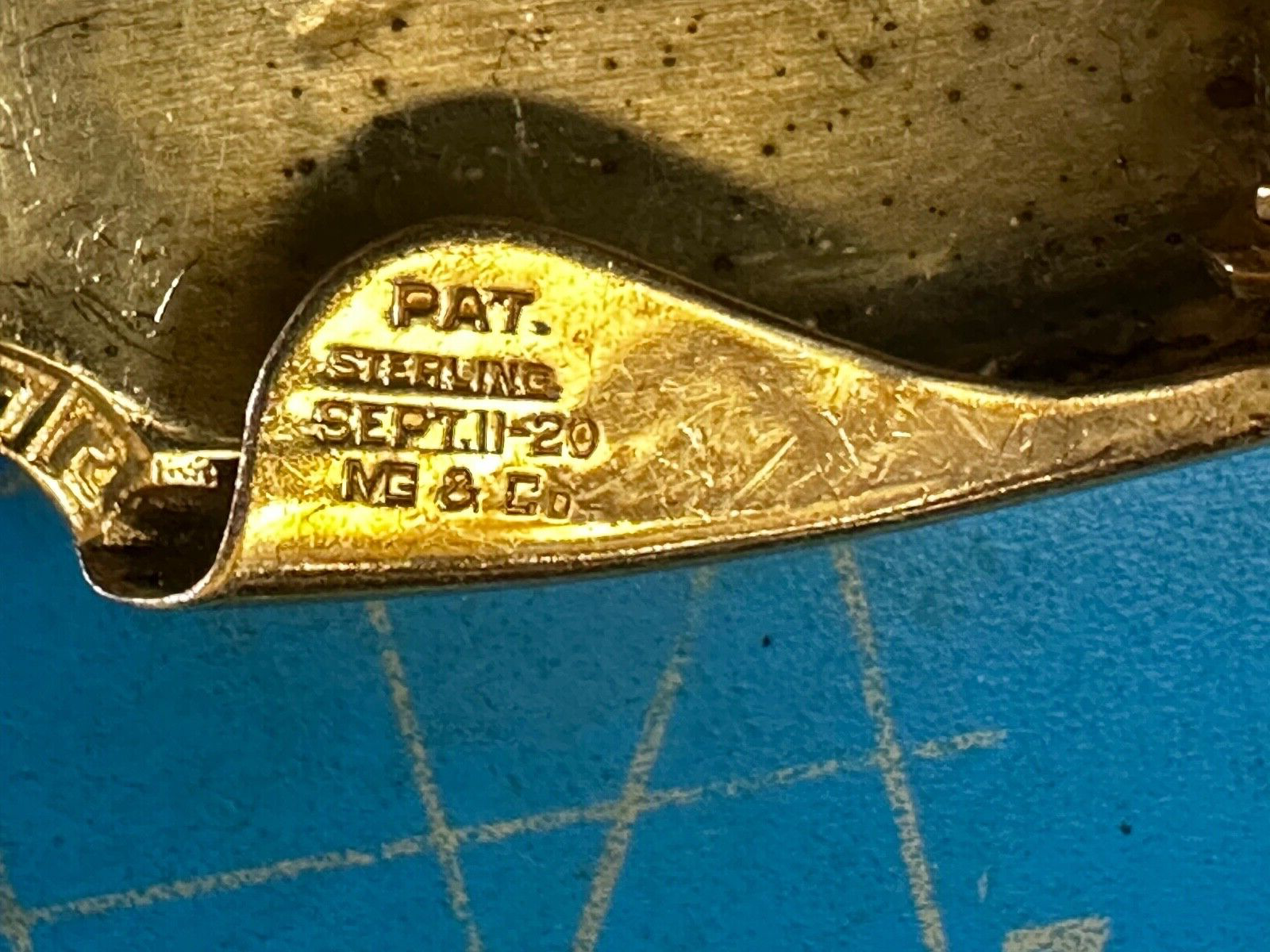 TDO Engraved Letters Monogram Sterling Silver Belt Buckle -   Sept 11 20 MG & Co