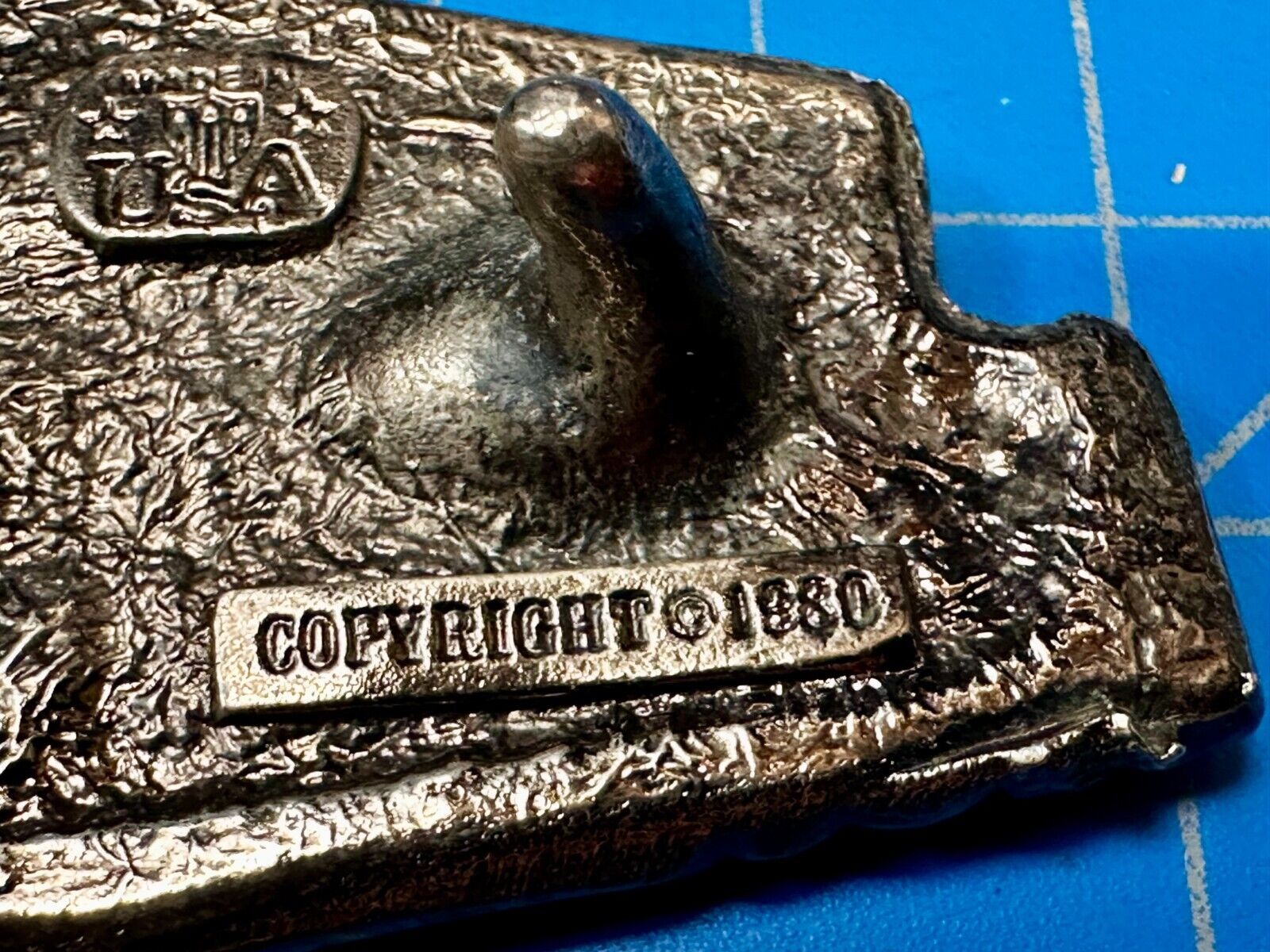 3489  Train Locomotive RailRoad Vintage 1980 - The Great American Belt Buckle Co