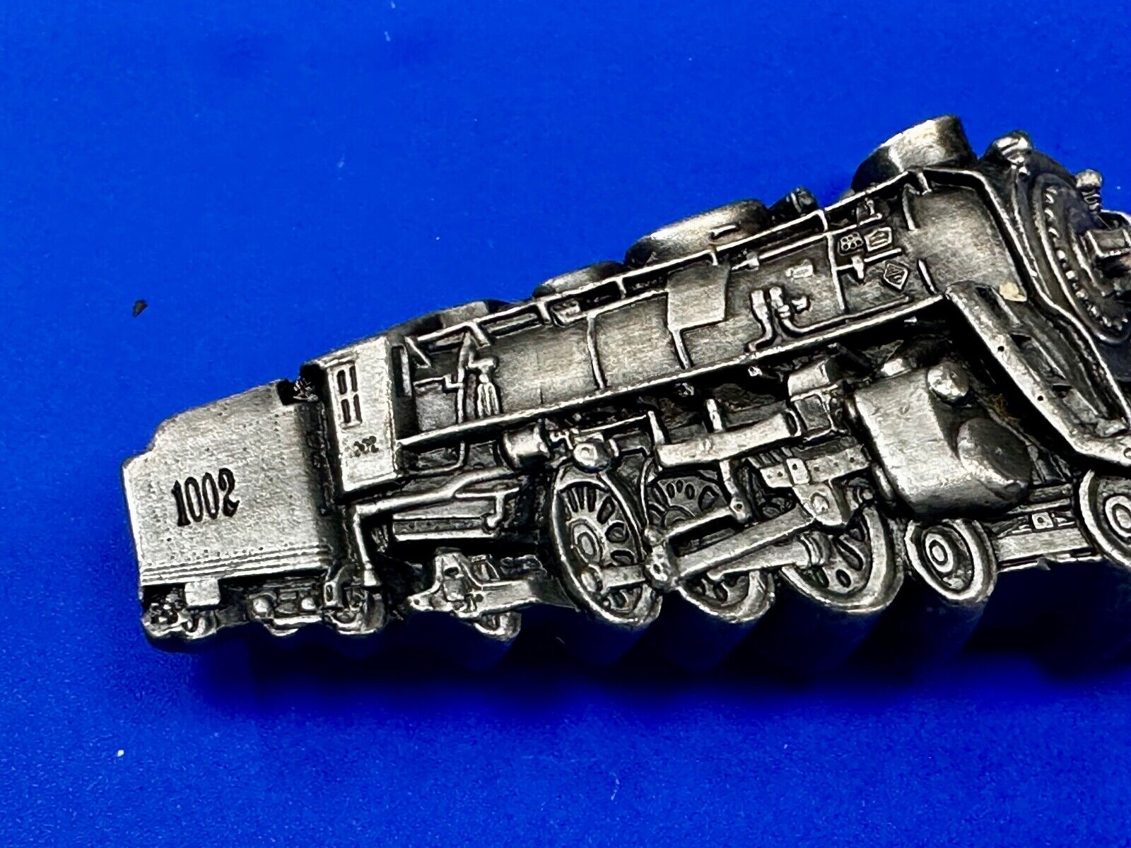 1002 RR Steam Engine Train Rail Road collectable 1978 Bergamot Belt Buckle