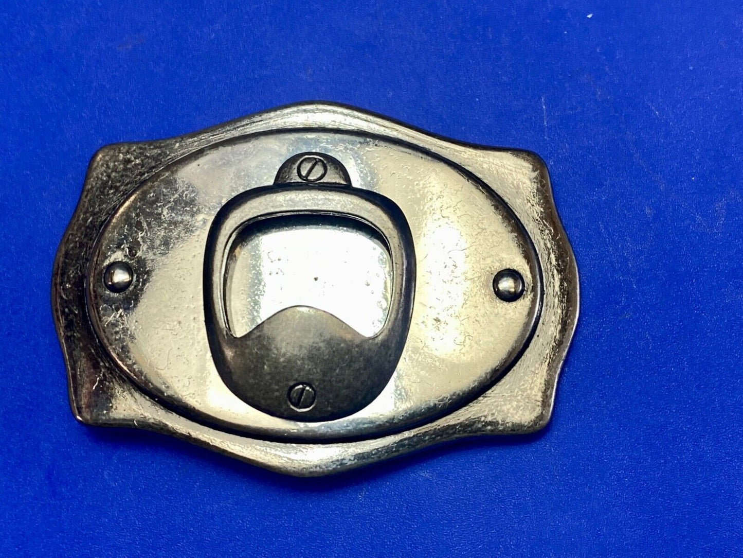 4" WIDE NOVELTY BELT BUCKLE AND BOTTLE OPONER -ULTIMATE BAR PICK UP LINE!