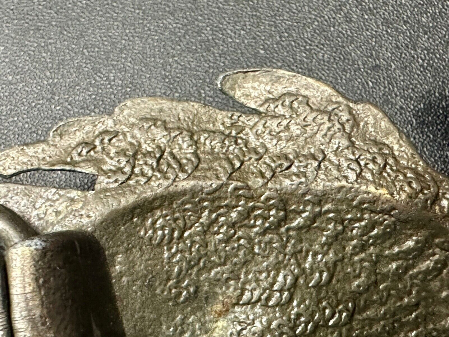 Vintage Chinese Dragon  Vintage artisan? Large Oversized Belt Buckle