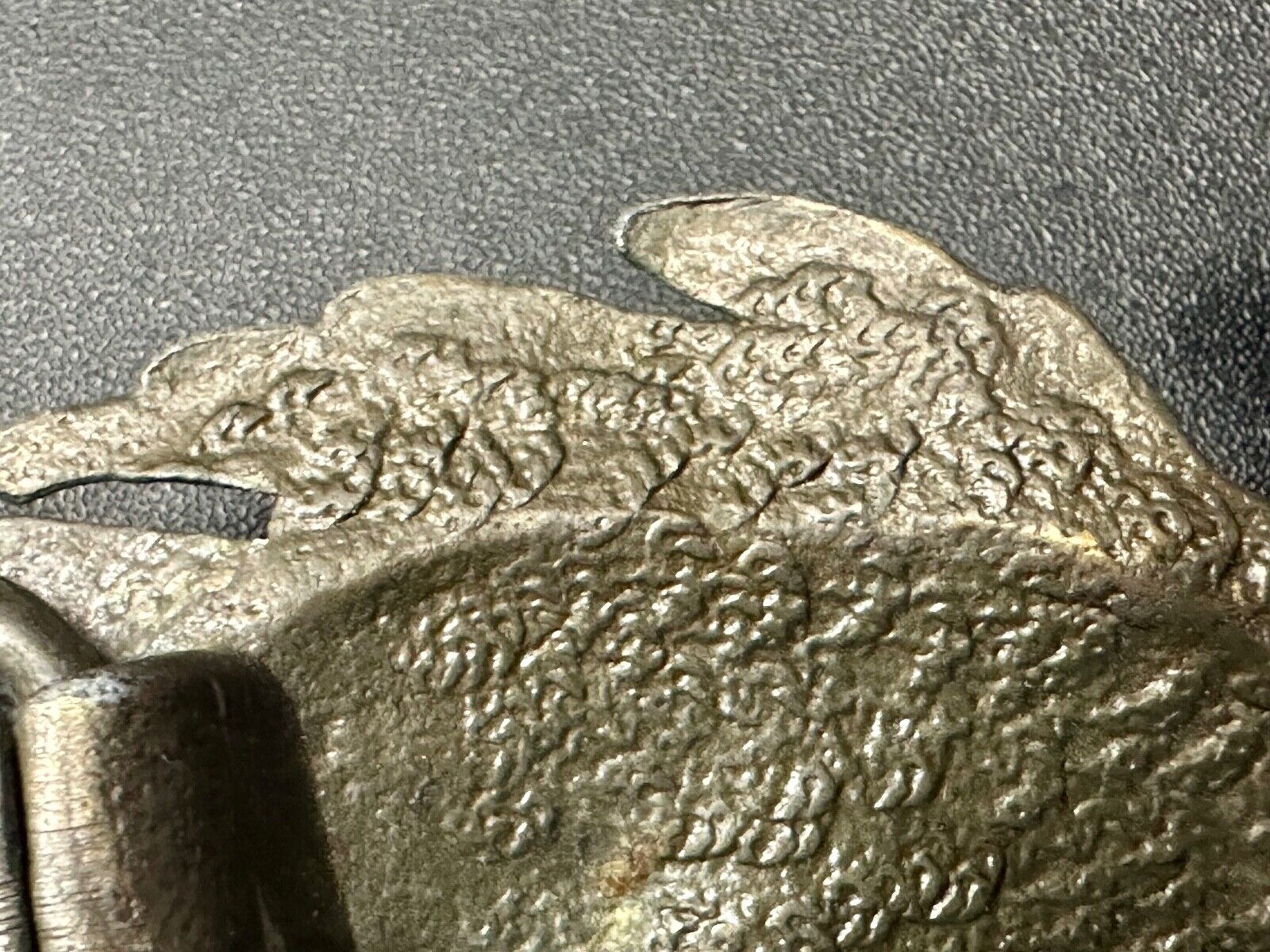 Vintage Chinese Dragon  Vintage artisan? Large Oversized Belt Buckle