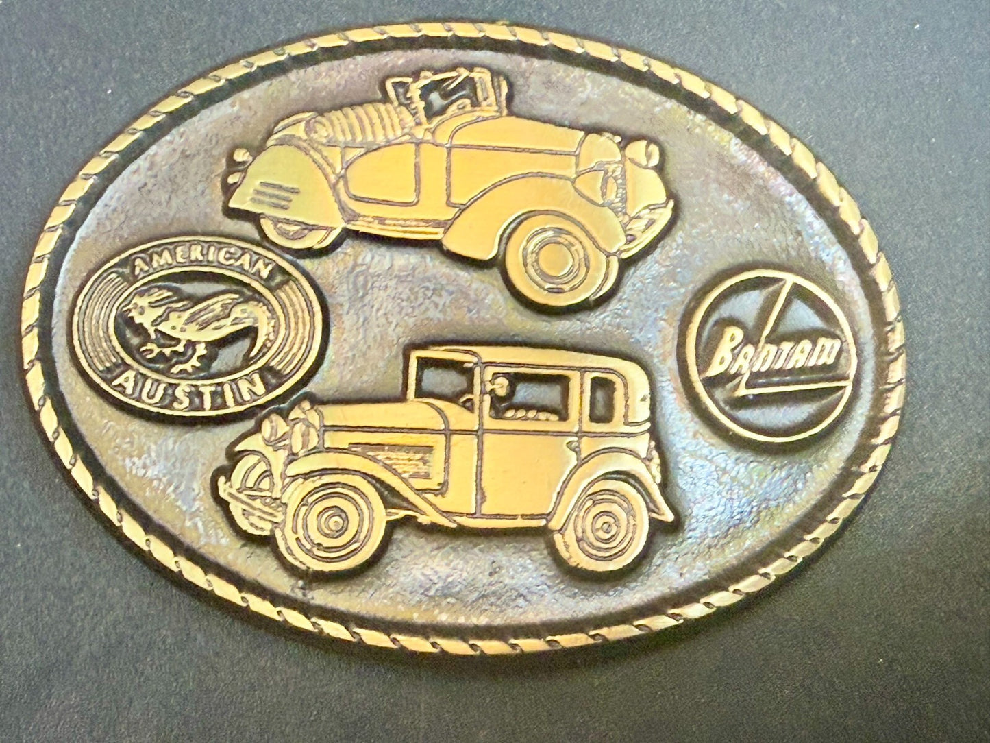 American Bantam Austin Classic Car Automobile Collectors Vintage NOS Belt Buckle