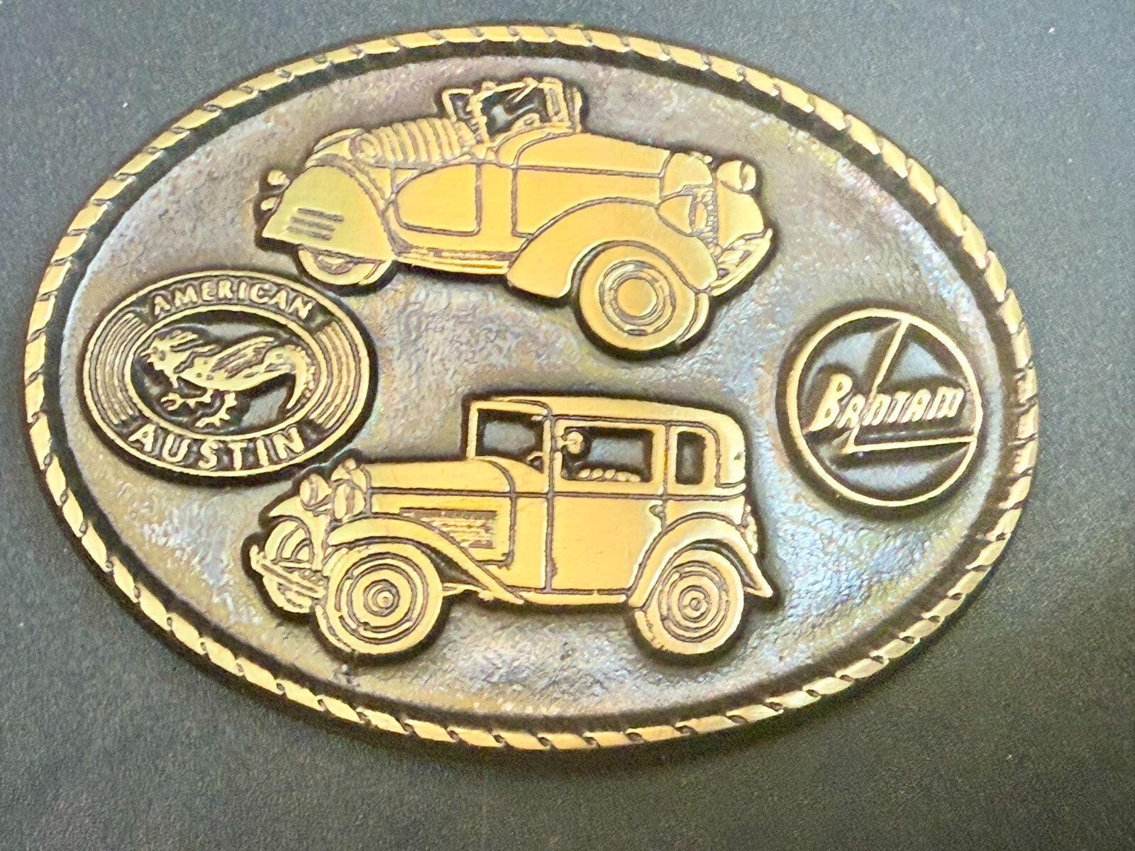 American Bantam Austin Classic Car Automobile Collectors Vintage NOS Belt Buckle