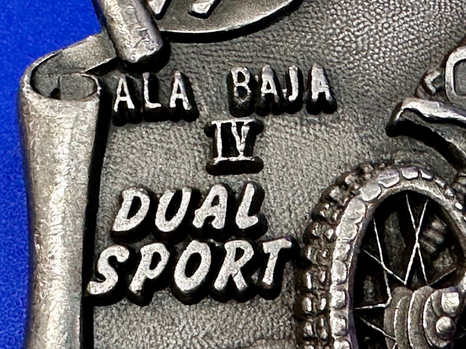 AMA Los Angeles to Barstow to Vegas 1987  Trail Ride Motorcycle Belt Buckle