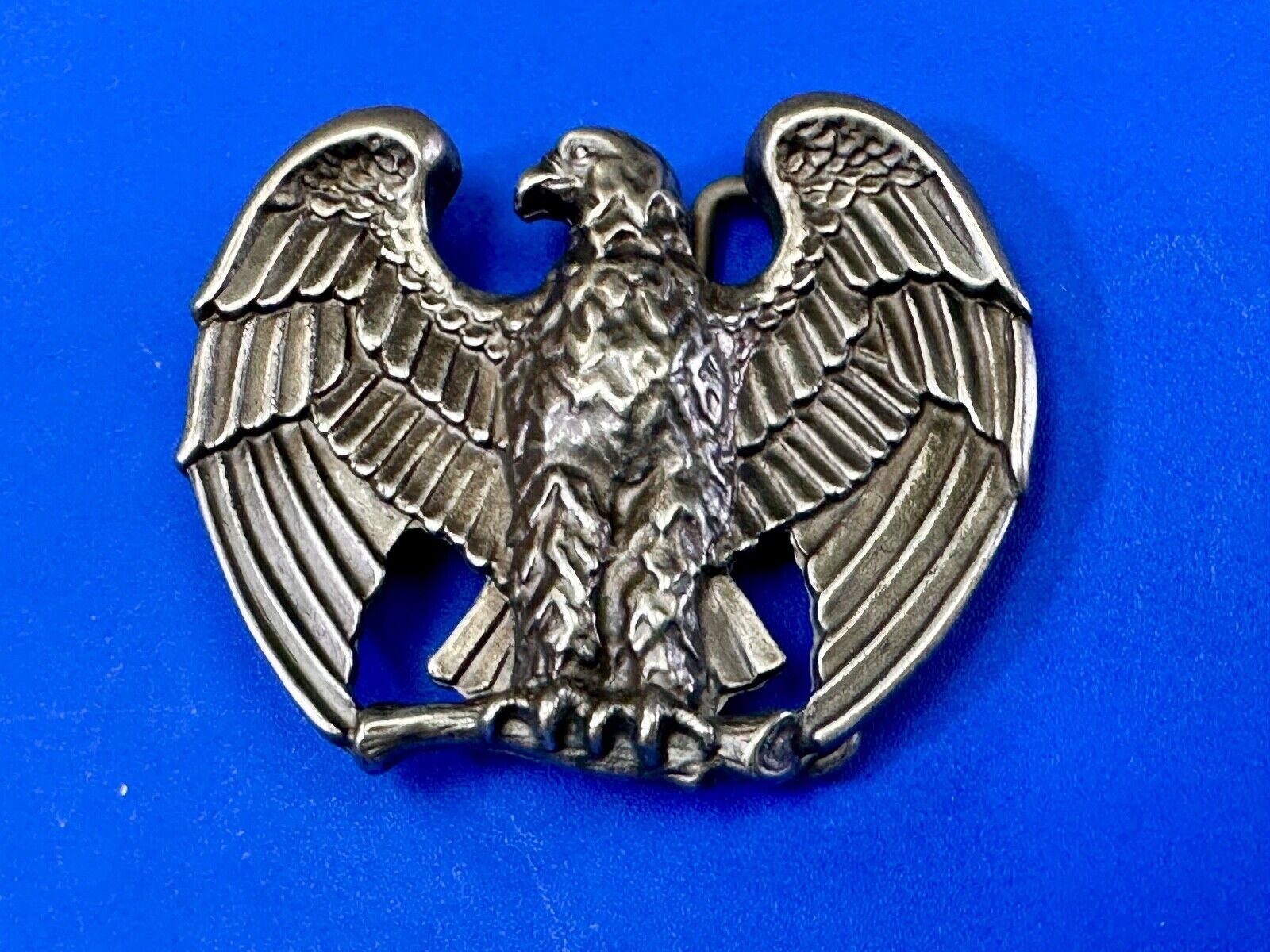 American Pride Patriotic USA Eagle Western cowboy Vintage belt buckle by Avon