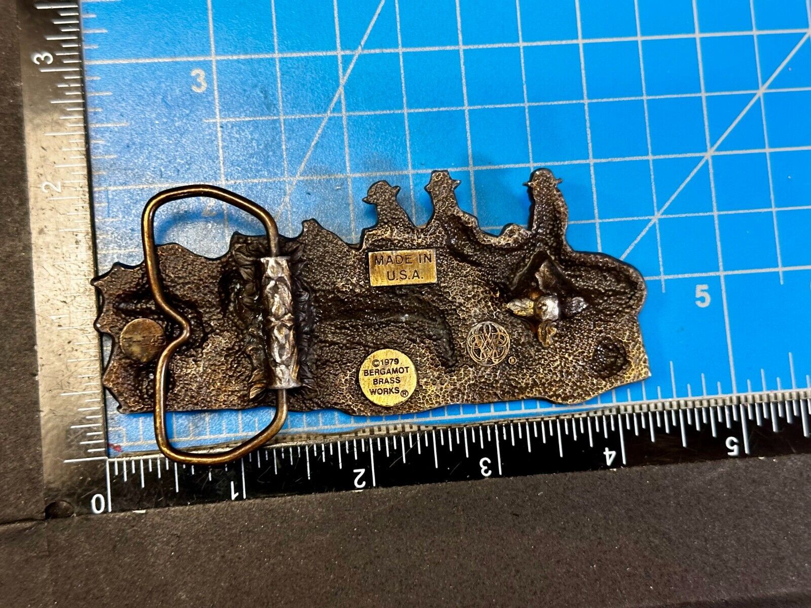 The Caddle Drive - Rodeo Cowboys Ranchers Day at Work Bergamot Belt Buckle