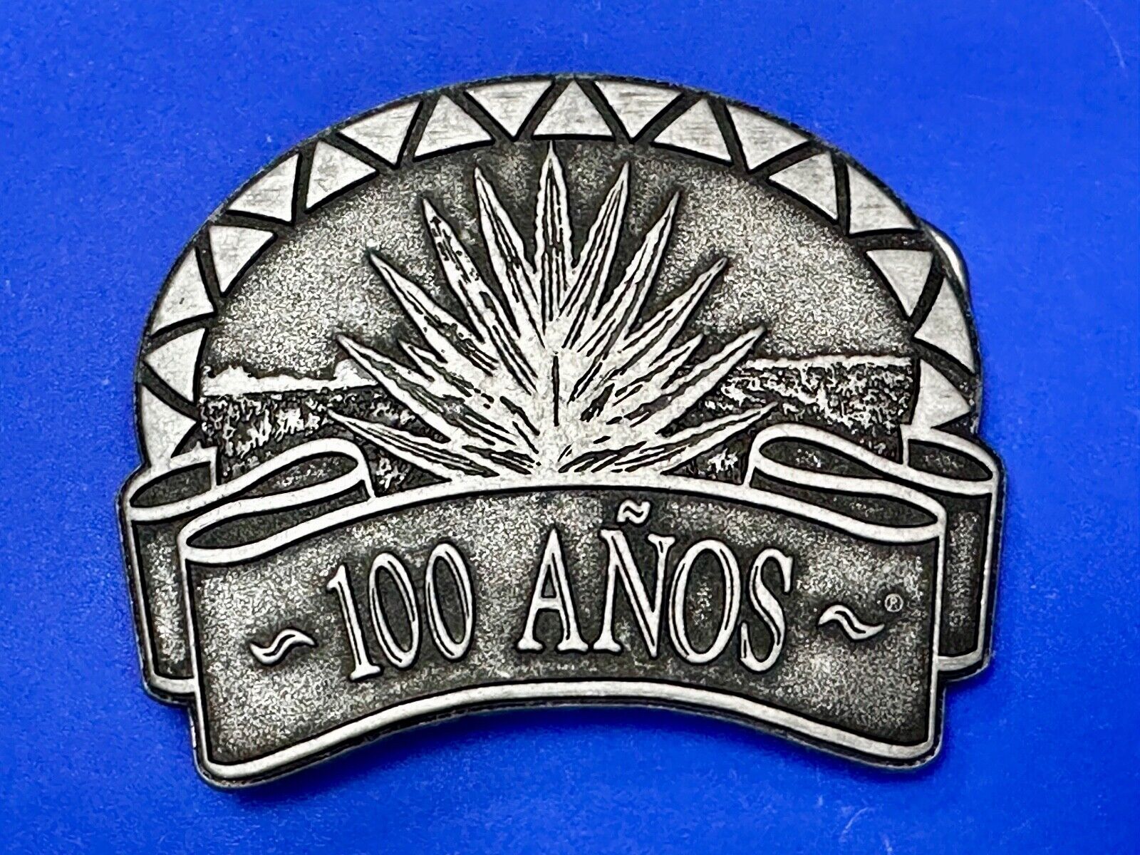 100 Anos Tequila Booze Advertisement Hundred Years Belt Buckle