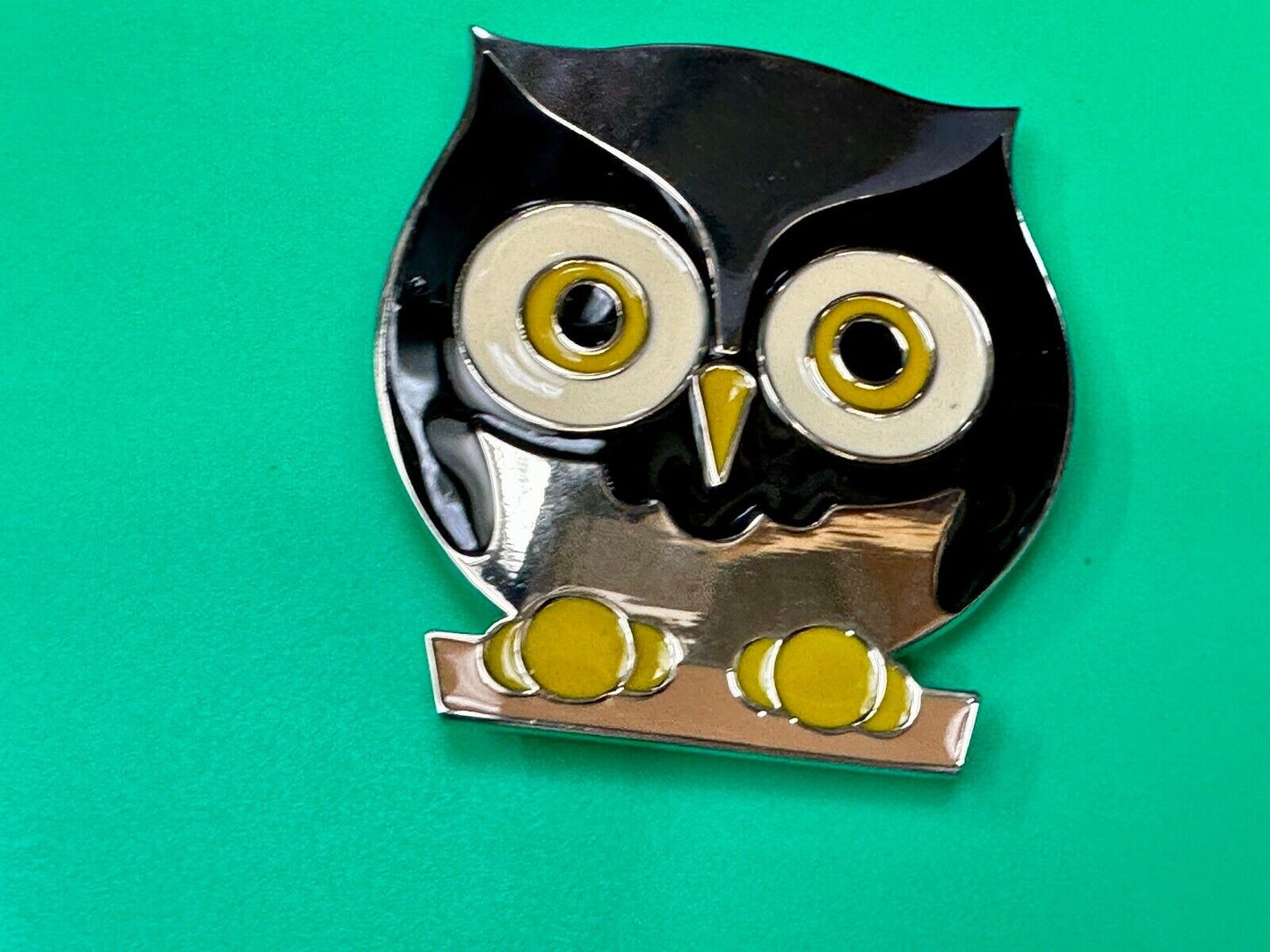 Adorable Perched OWL - Big Eyed Animal Lovers cutout belt buckle