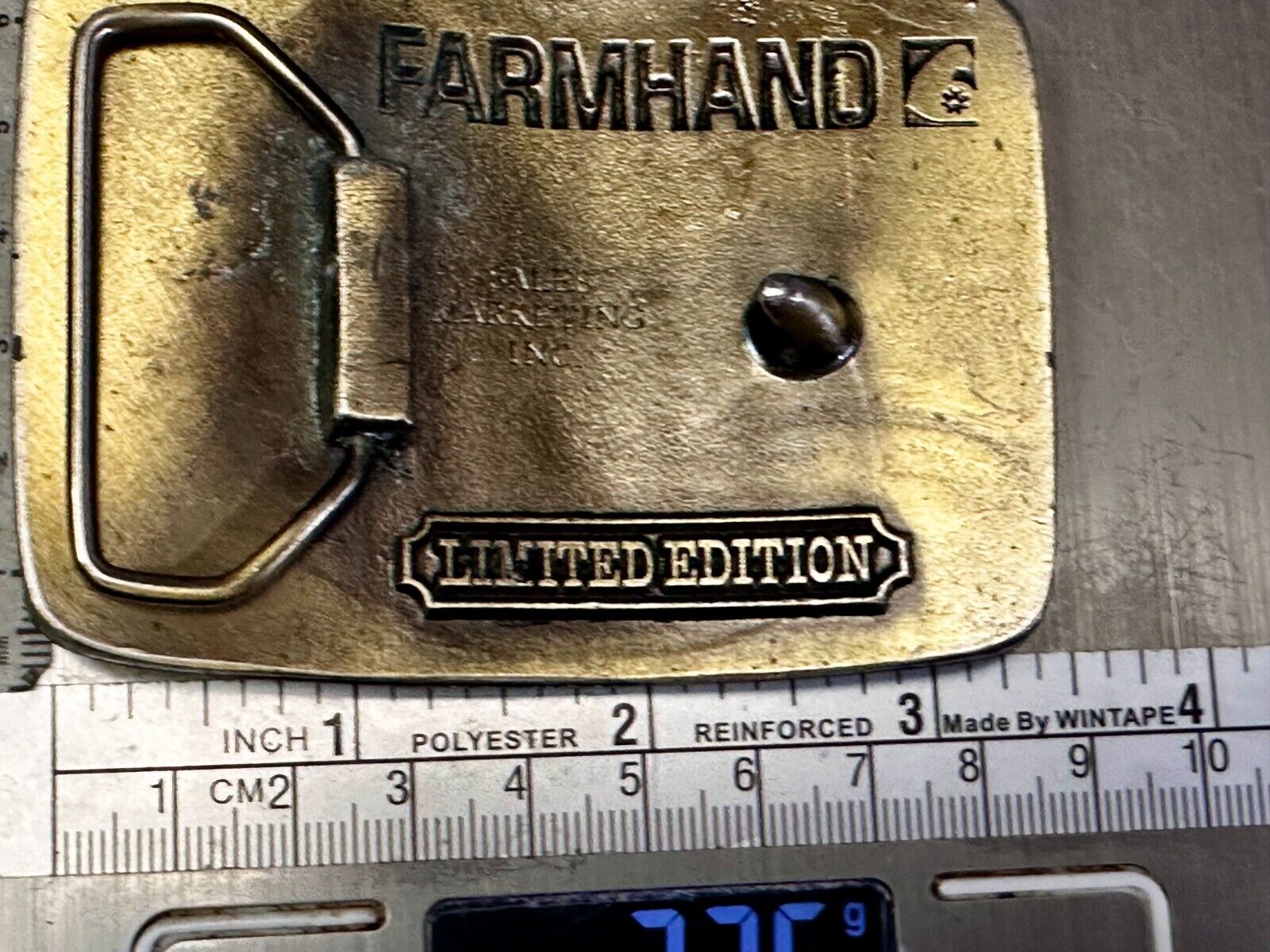 Agriculture America's Lifeline Farming - Statue of Liberty Limited Belt Buckle