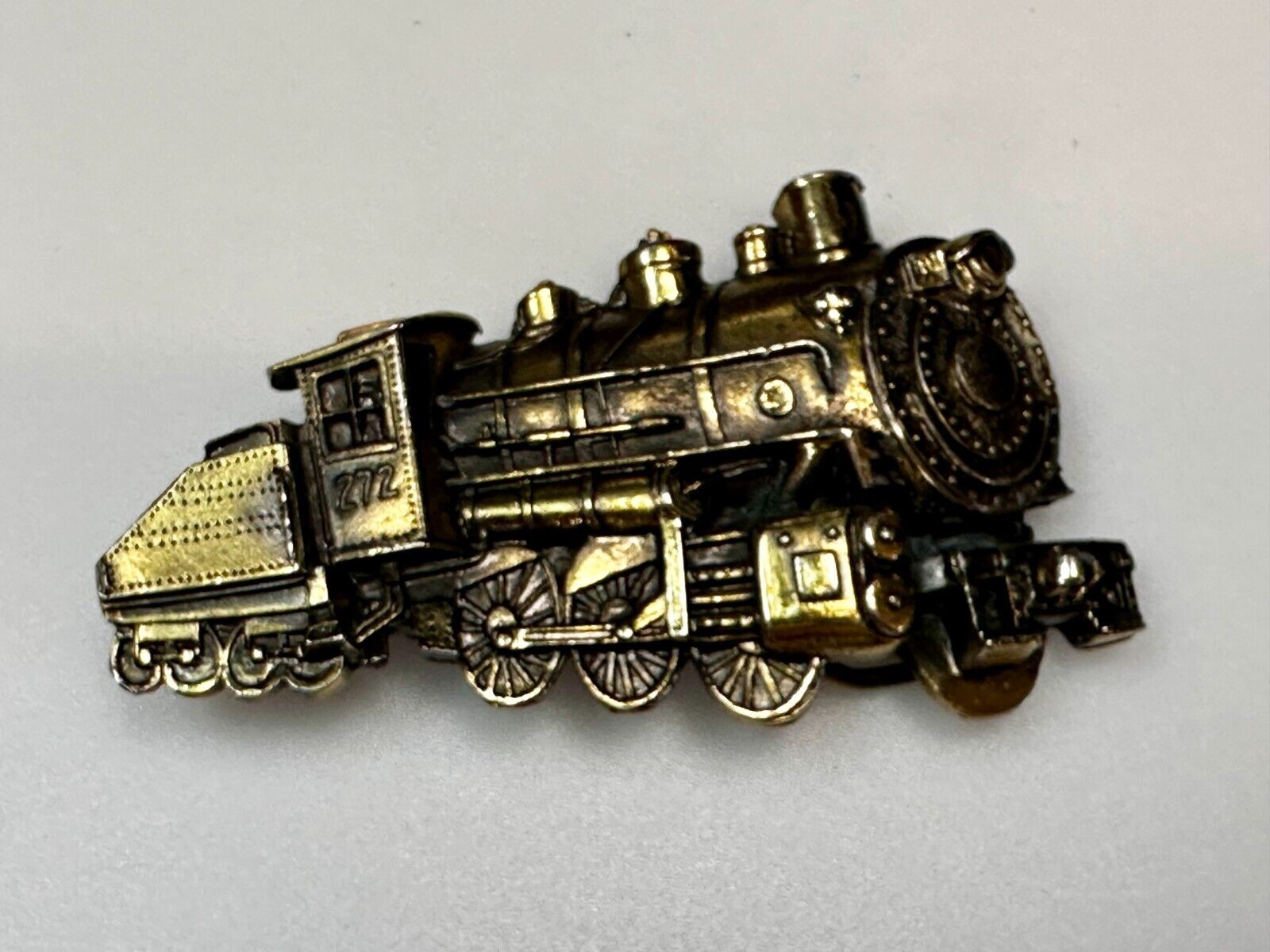 272 Train Locomotive RailRoad Vintage 1980 - The Great American Belt Buckle Co