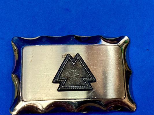 Two arrow symbol vintage western belt buckle 