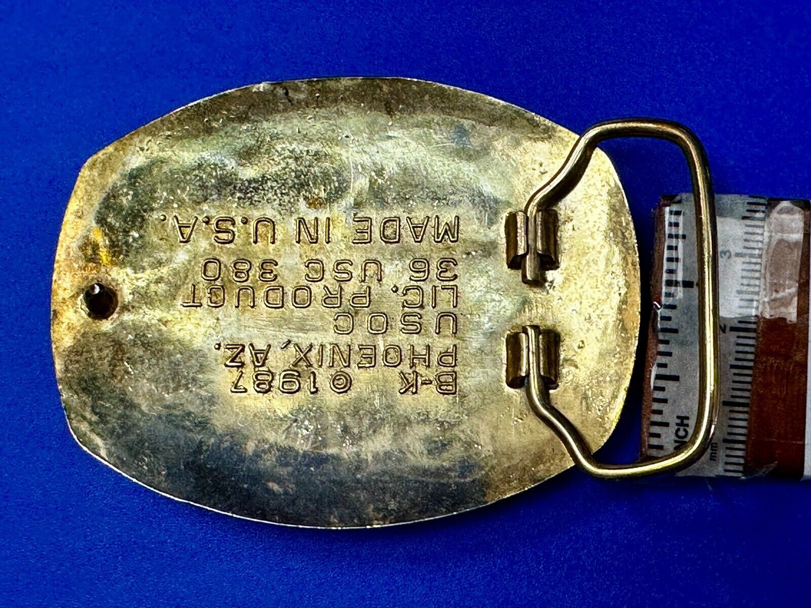USA 1988 Olympic Games Commemorative Vintage Belt Buckle